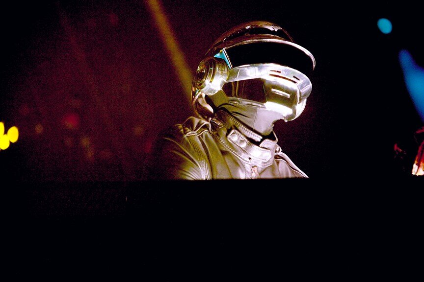 Daft Punk at Keyspan Park in Brooklyn, 2007 (Photo by Phillip Angert)