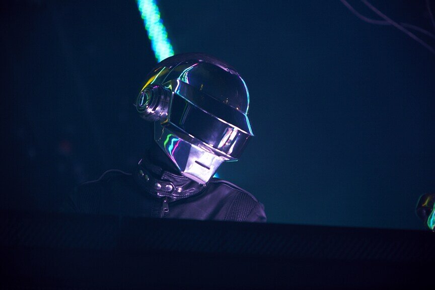 Daft Punk at Keyspan Park in Brooklyn, 2007 (Photo by Phillip Angert)