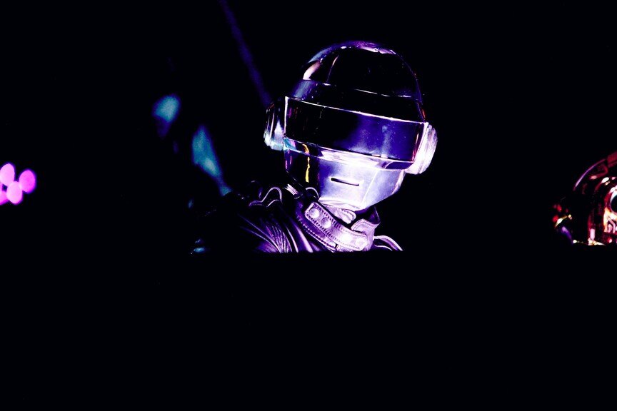 Daft Punk at Keyspan Park in Brooklyn, 2007 (Photo by Phillip Angert)