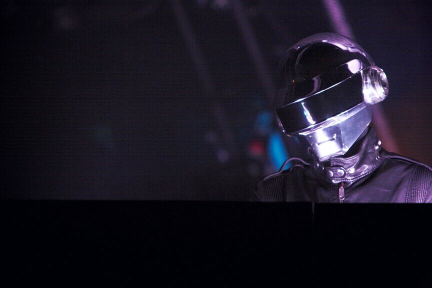 Daft Punk at Keyspan Park in Brooklyn, 2007 (Photo by Phillip Angert)