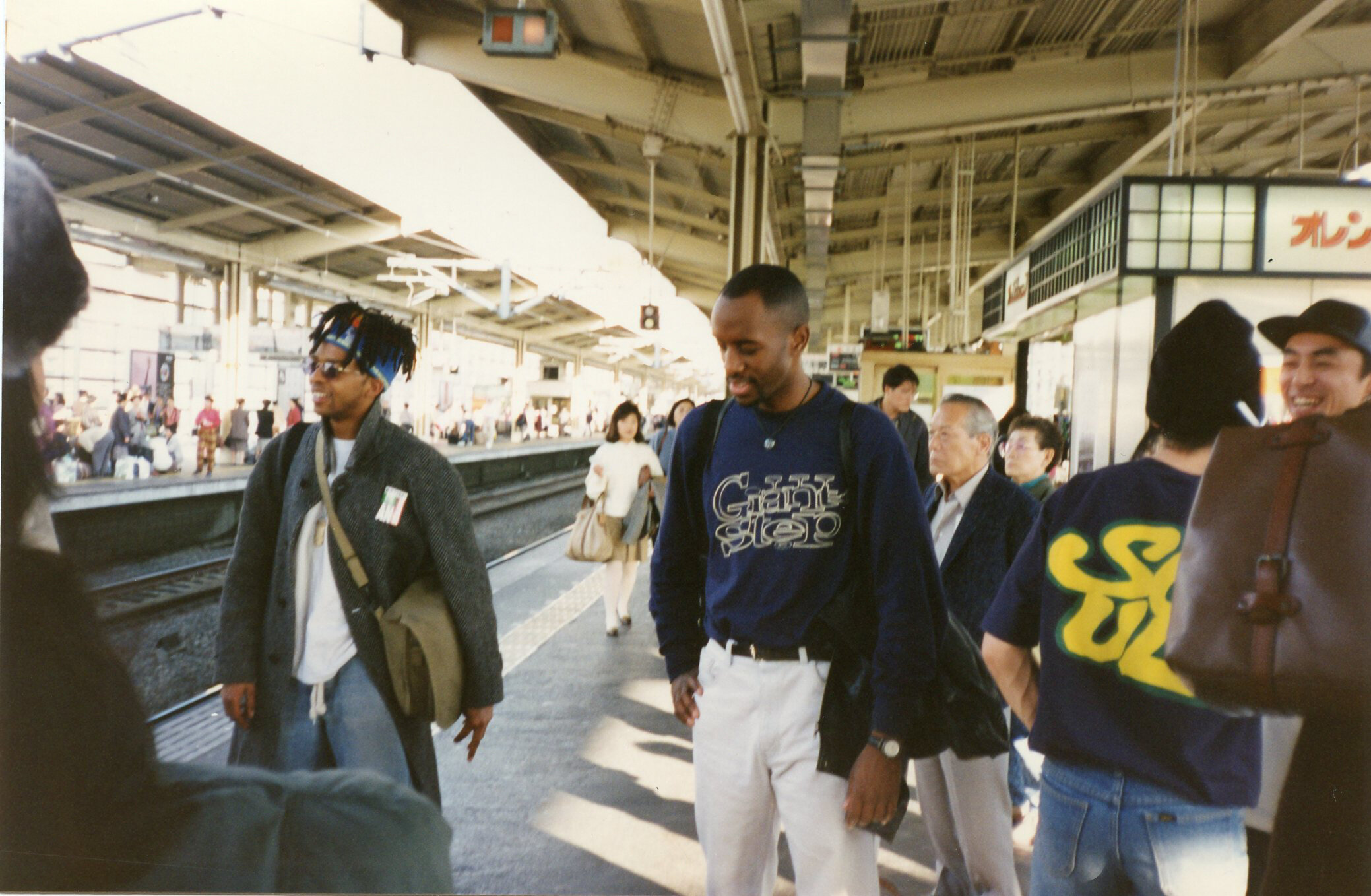 Gordon “Nappy G” Clay & Lamont O’Neil in Japan, 1992