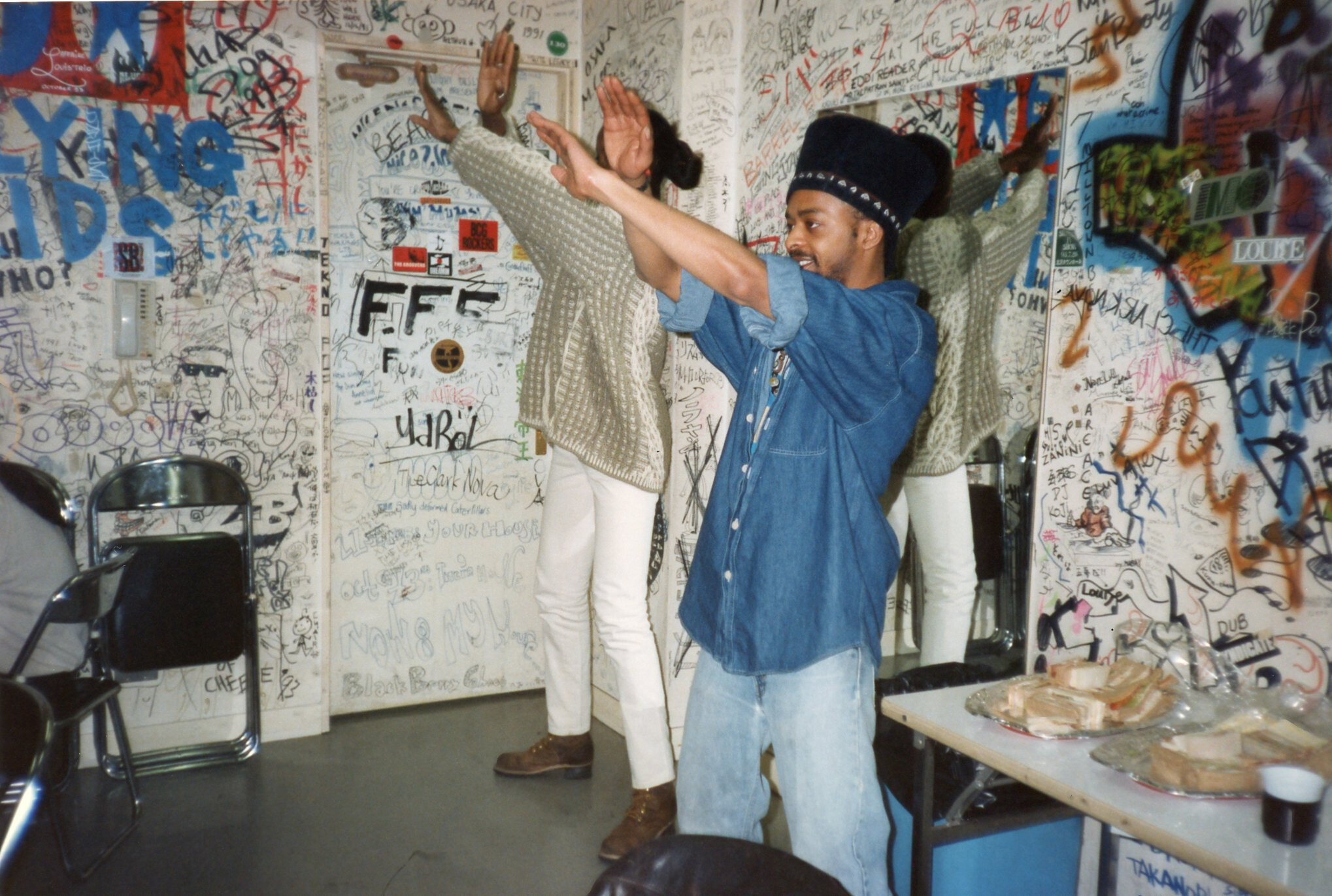 Dana Bryant & Gordon “Nappy G” Clay in Osaka, 1993