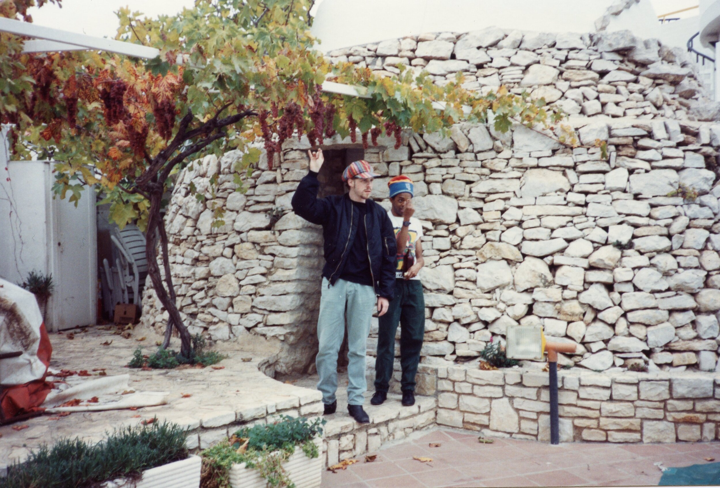 Itaal Shur & Gordon “Nappy G” Clay in Bari, Italy, 1992