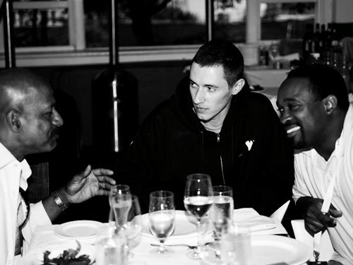 Larry Mizell, Benji B, DJ Spinna (Photo by Phillip Angert)