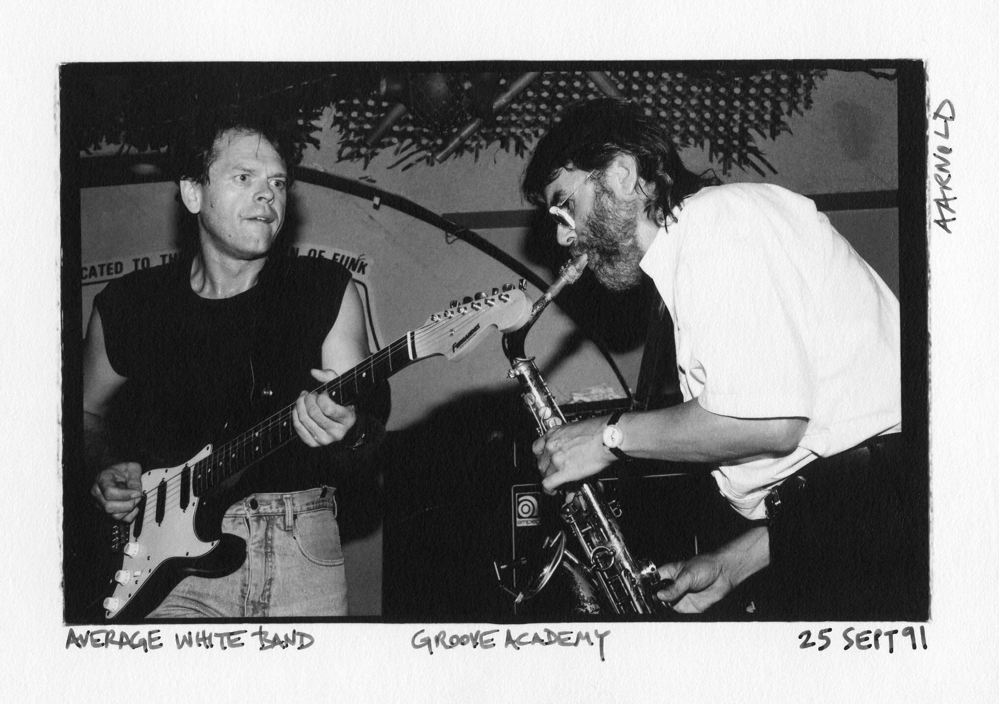 Average White Band at SOBs, 1991 (Photo by Alice Arnold)
