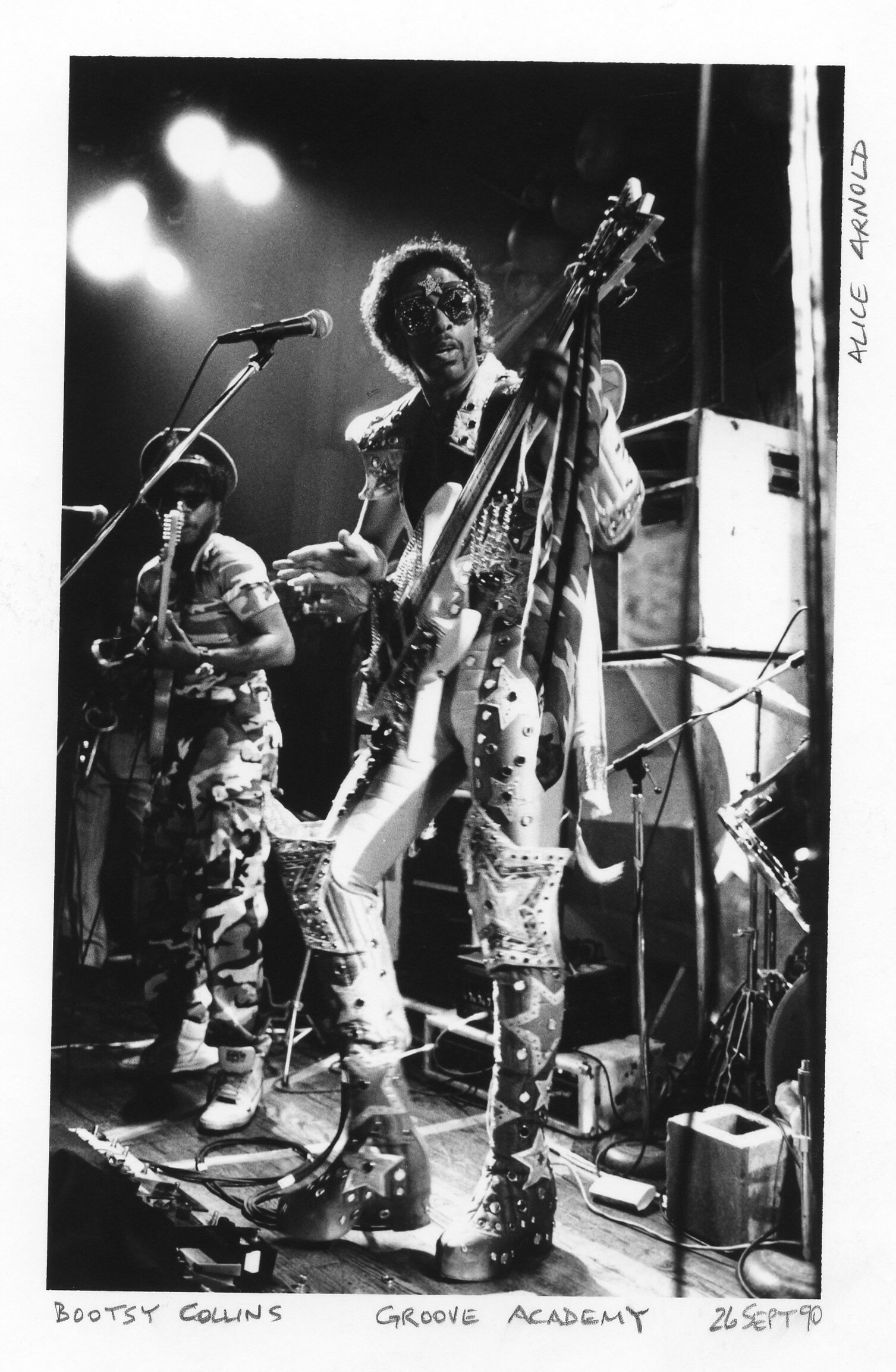 Bootsy Collins at SOBs, 1990 (Photo by Alice Arnold)