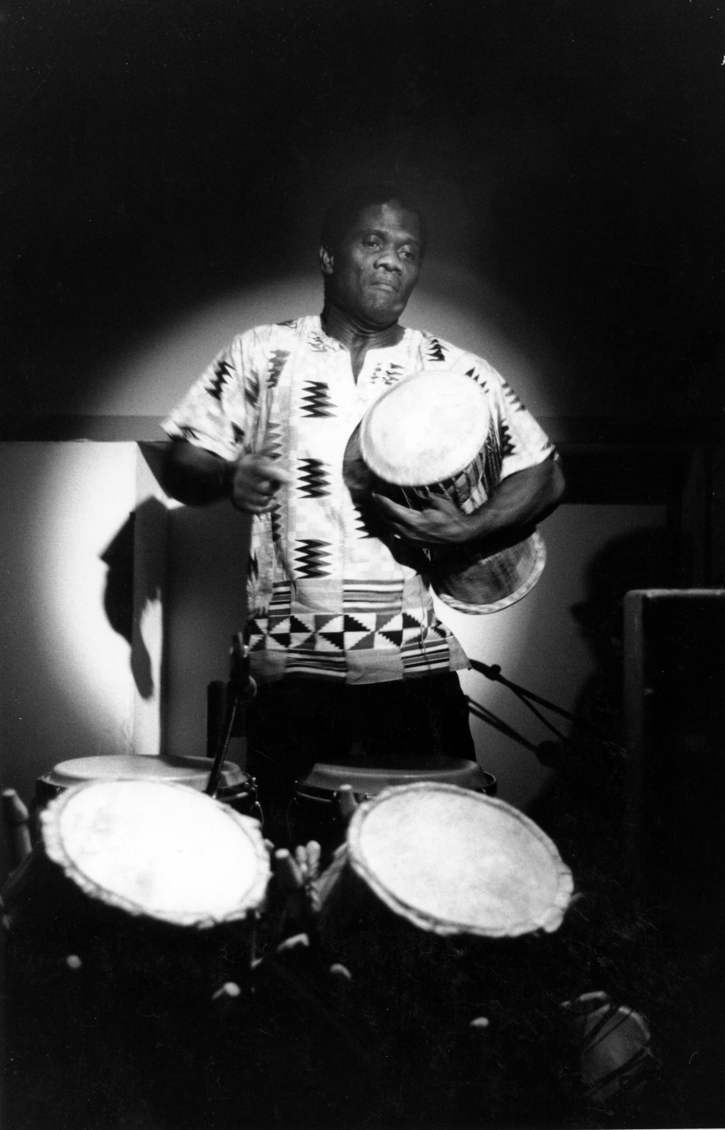 Jayne Cortez’s drummer at SOBs, 1991