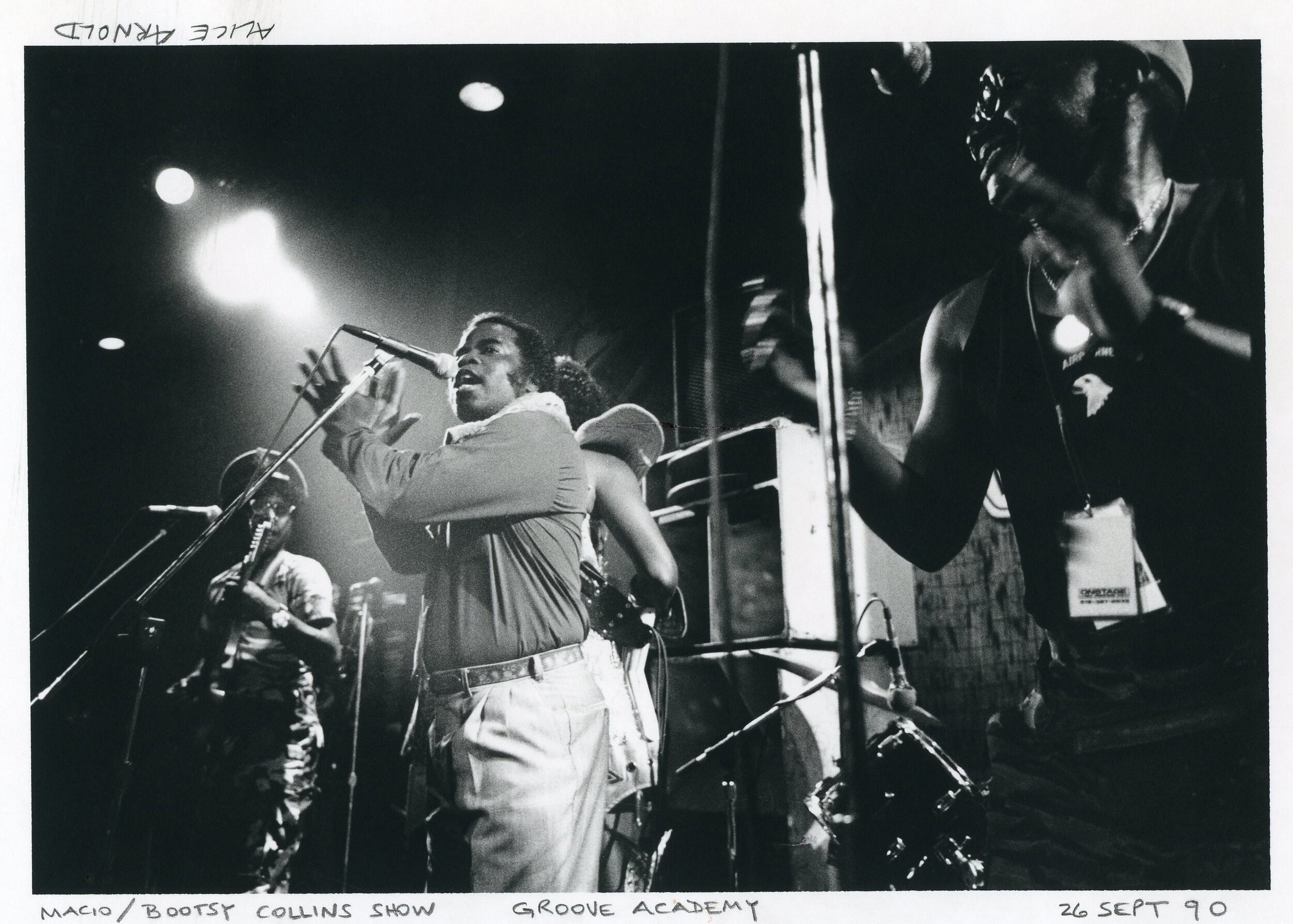 Maceo Parker at SOBs, 1990 (Photo by Alice Arnold)
