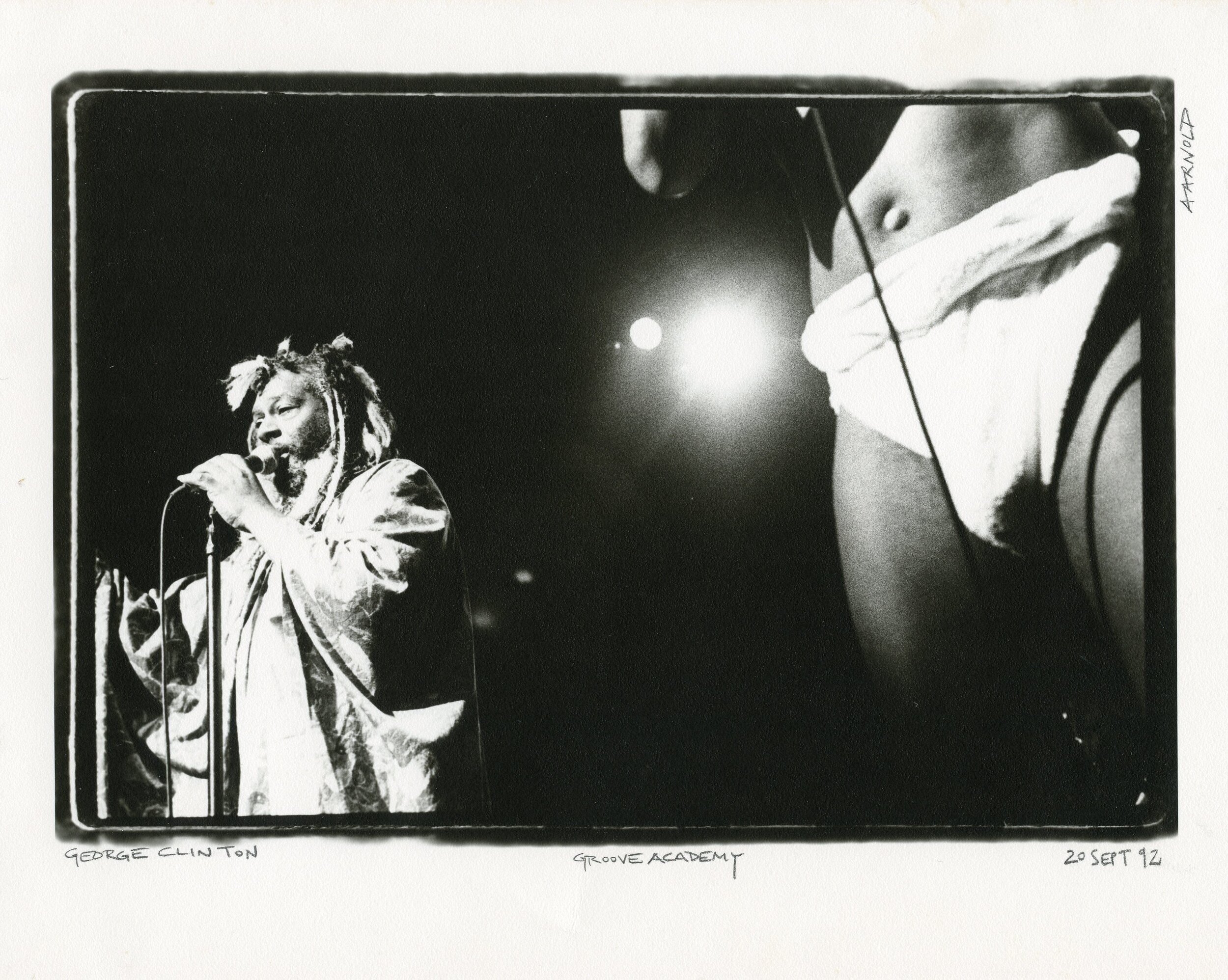George Clinton at The Ritz, 1992 (Photo by Alice Arnold)