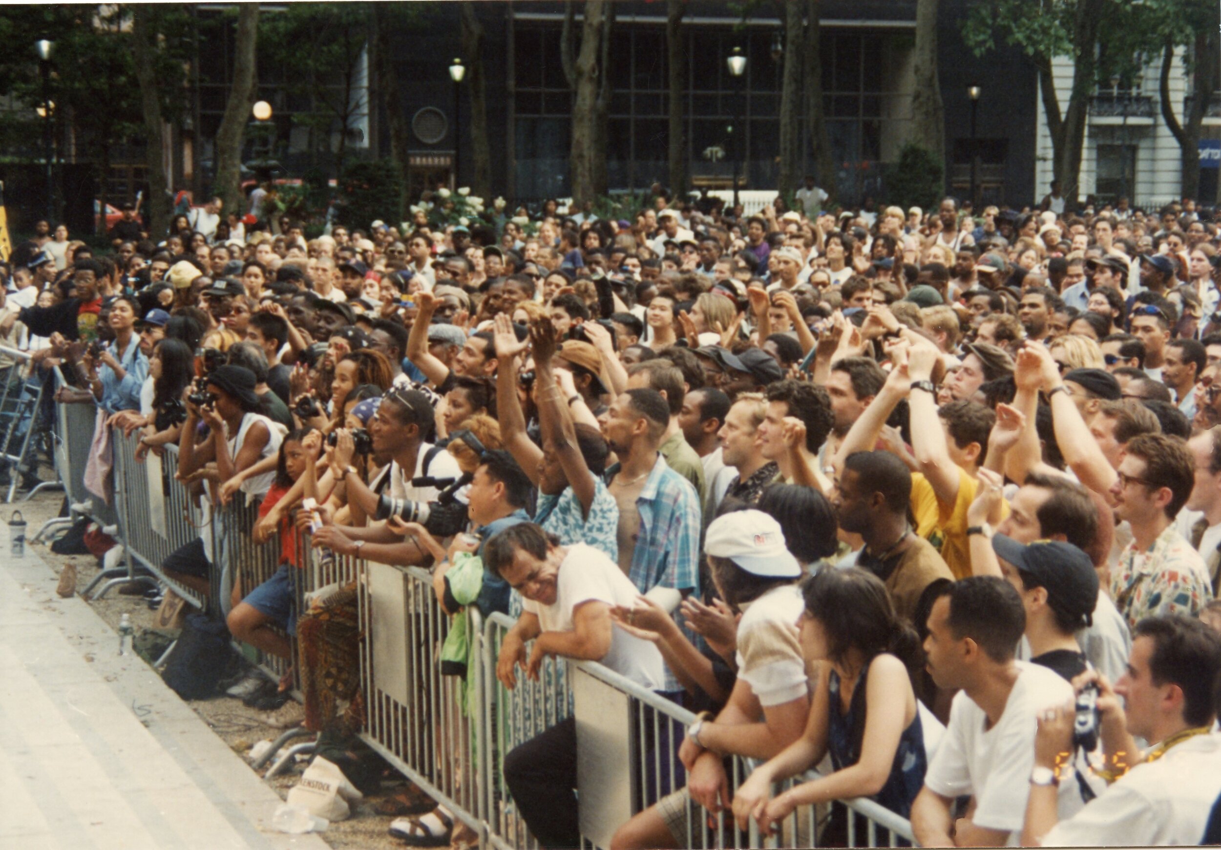 Giant Step 5th Anniversary in Bryant Park, 1995