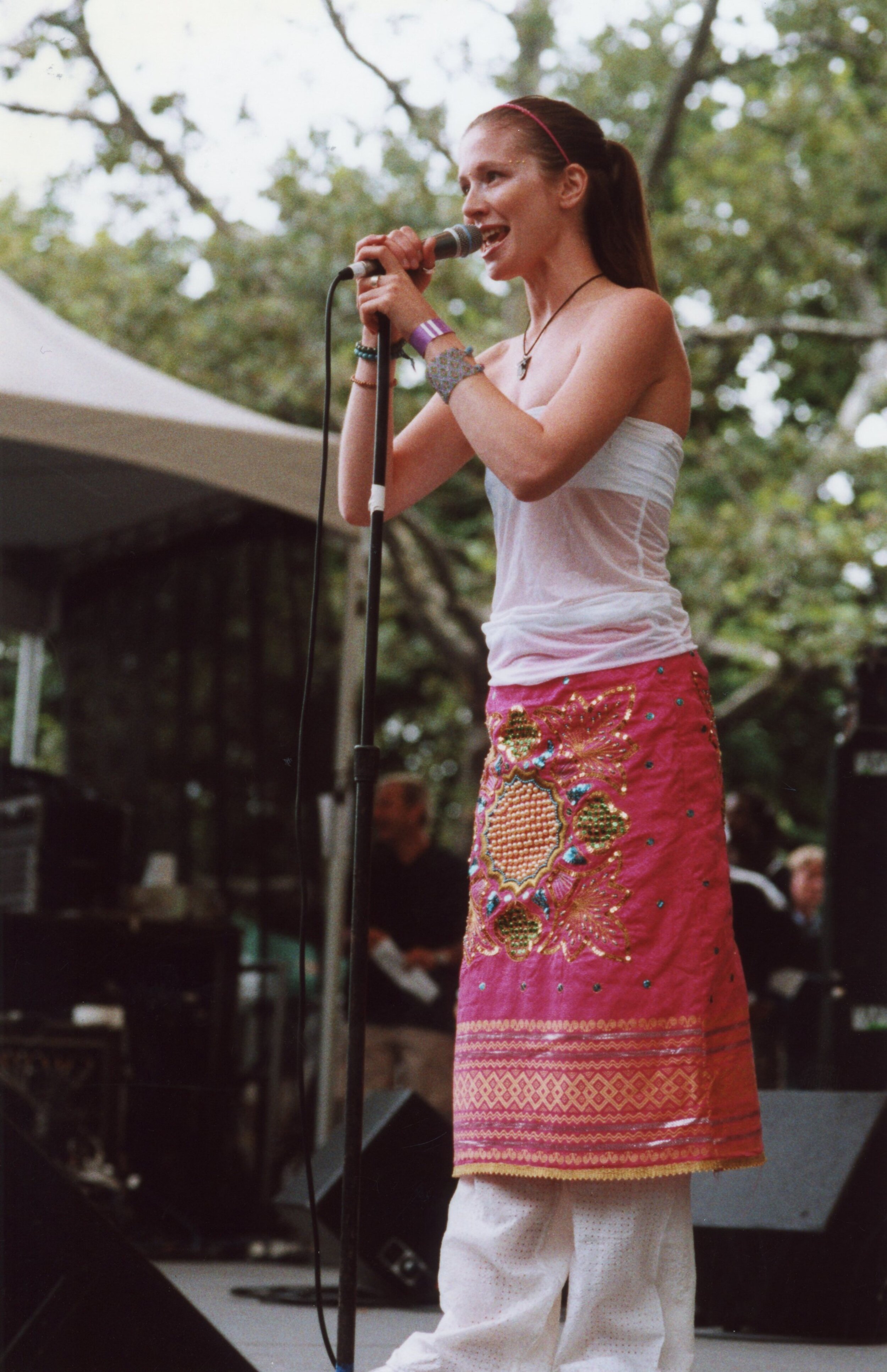 Lou Rhodes of Lamb at SummerStage, 2000
