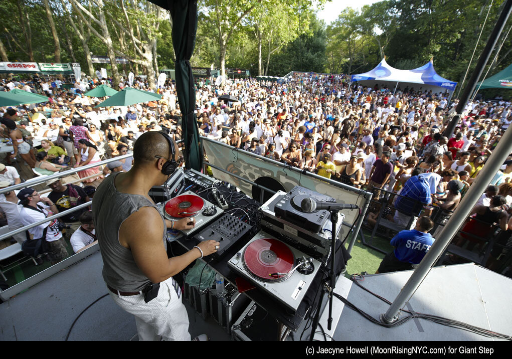 Vikter Duplaix at SummerStage, 2010 (Photo by Jaecyne Howell)