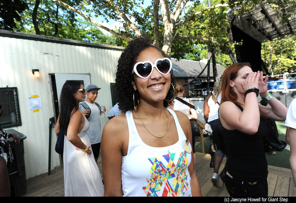 Amanda Seales at SummerStage, 2009 (Photo by Jaecyne Howell)