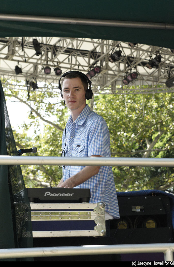 Benji B at SummerStage, 2009 (Photo by Jaecyne Howell)