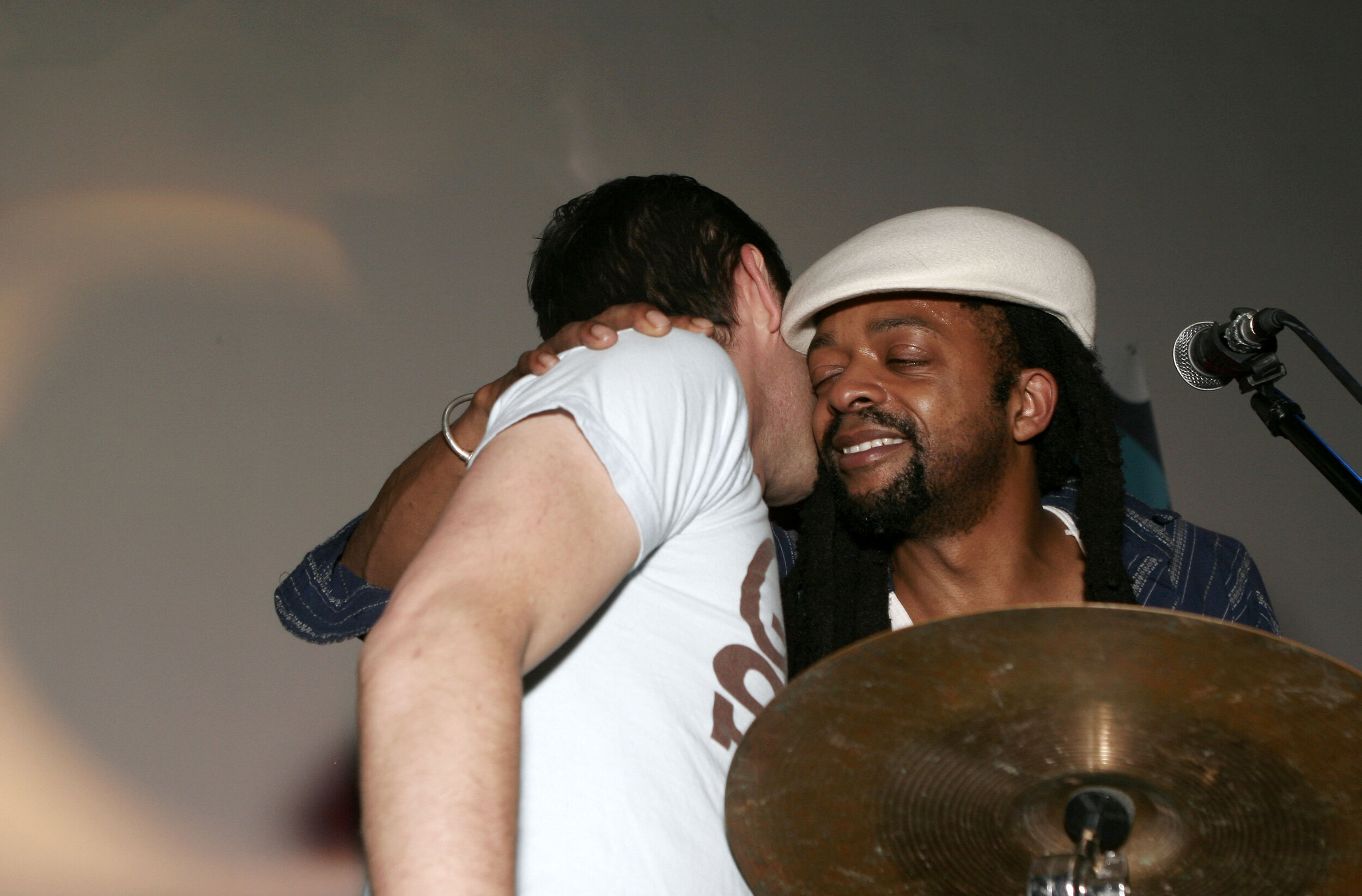 Maurice Bernstein & Gordon “Nappy G” Clay at Giant Step 15th Anniversary at SOB’s, 2005 (Photo by Donna Ward)