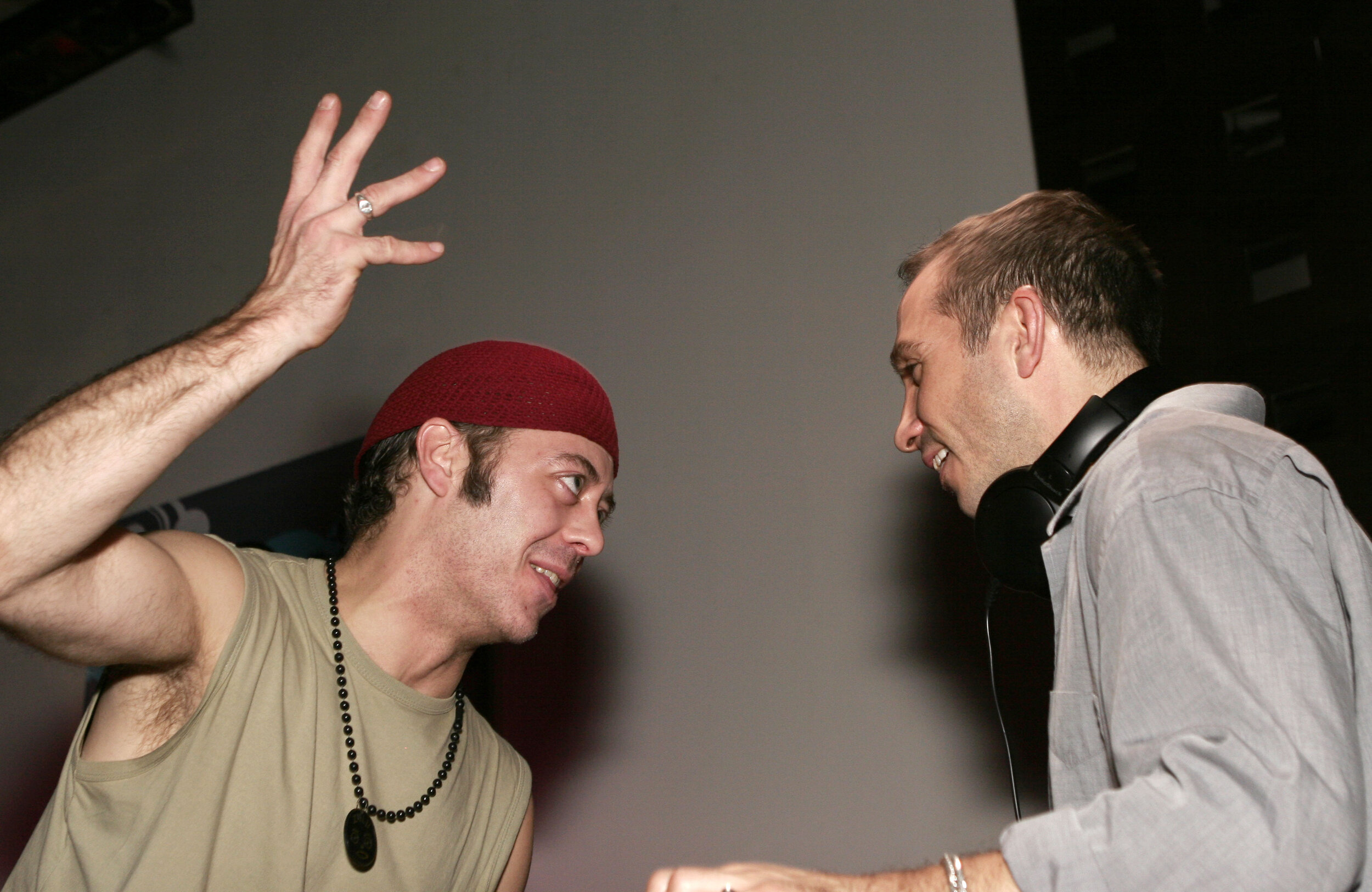 DJ Chillfreez & Jazzy Nice at Giant Step 15th Anniversary at SOB’s, 2005 (Photo by Donna Ward)