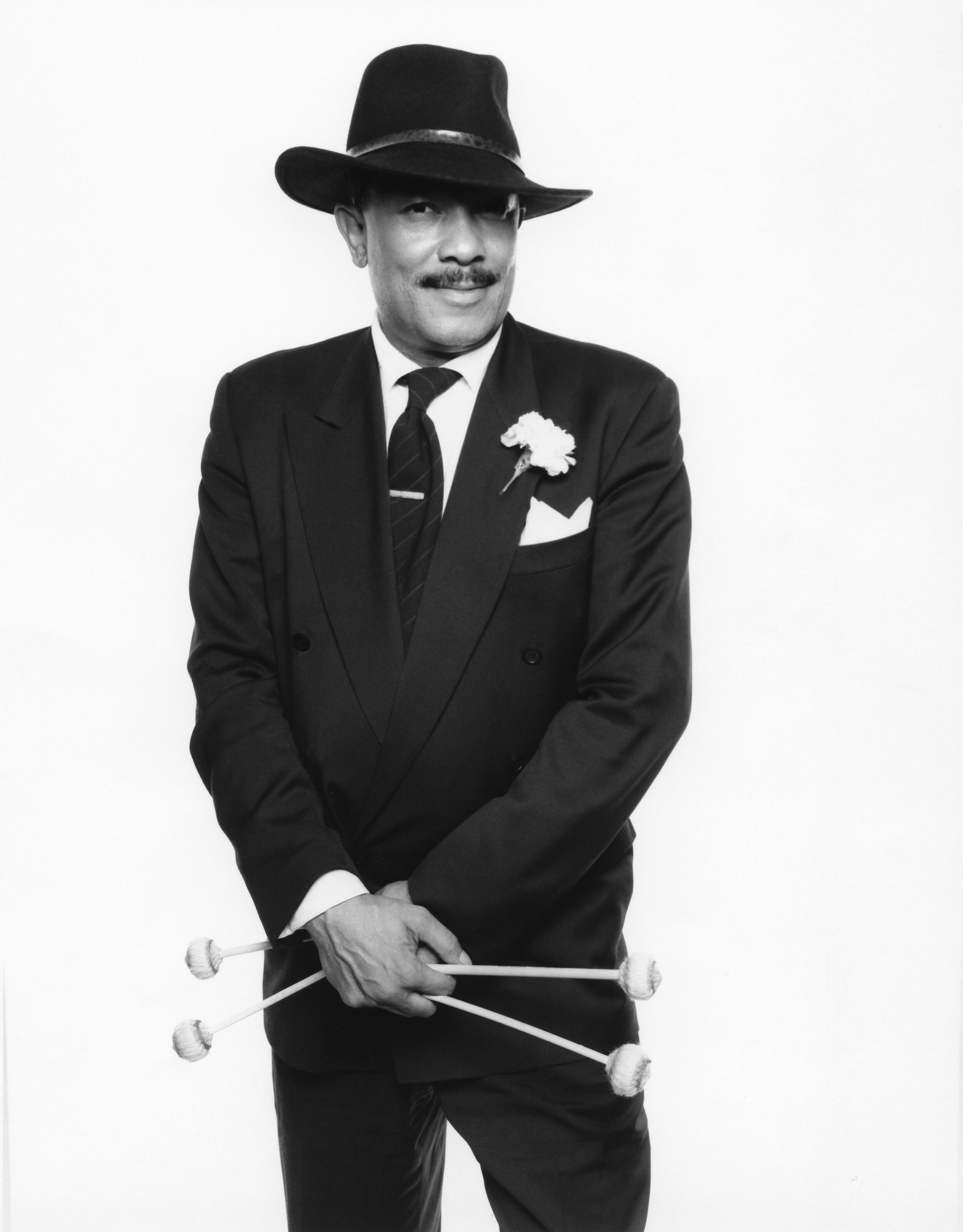 Roy Ayers for album photo shoot, 1997 (Photo by Dah Len)