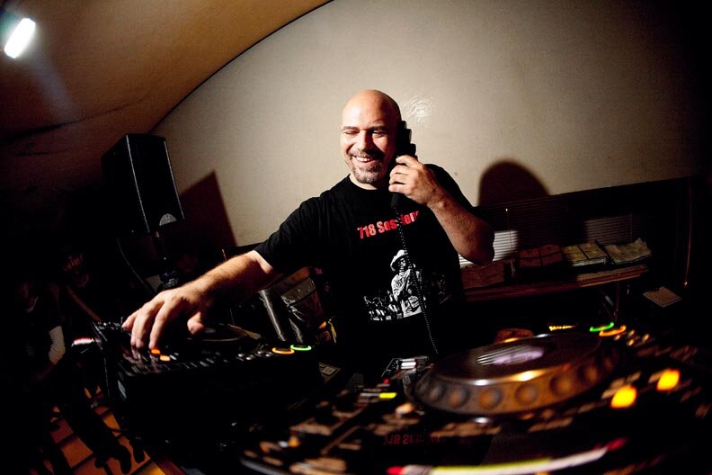 Danny Krivit at Hudson in NYC, 2007 (Photo by Phillip Angert)
