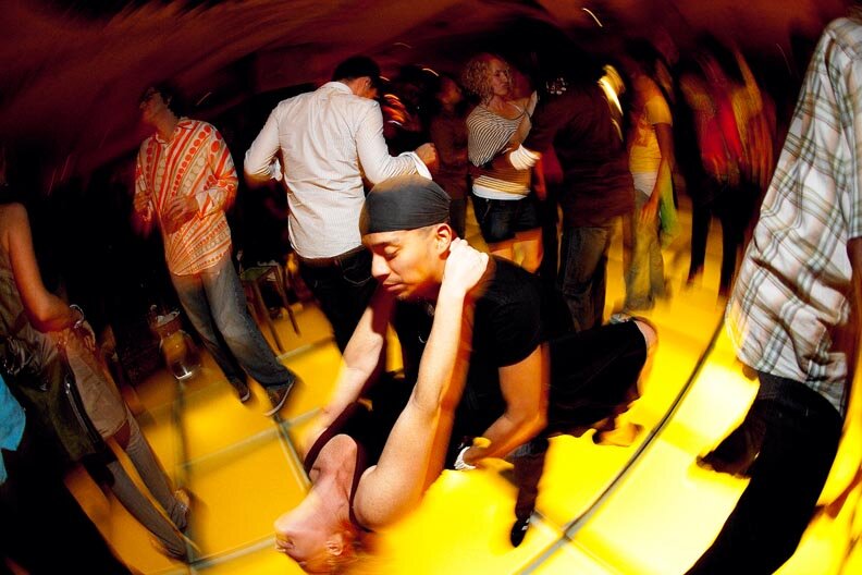 Danny Krivit at Hudson in NYC, 2007 (Photo by Phillip Angert)