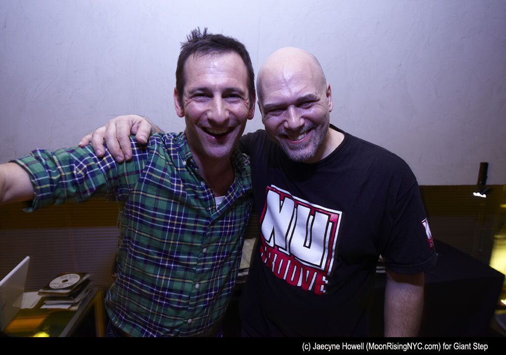 Maurice Bernstein & Danny Krivit at Hudson in NYC, 2009 (Photo by Jaecyne Howell)