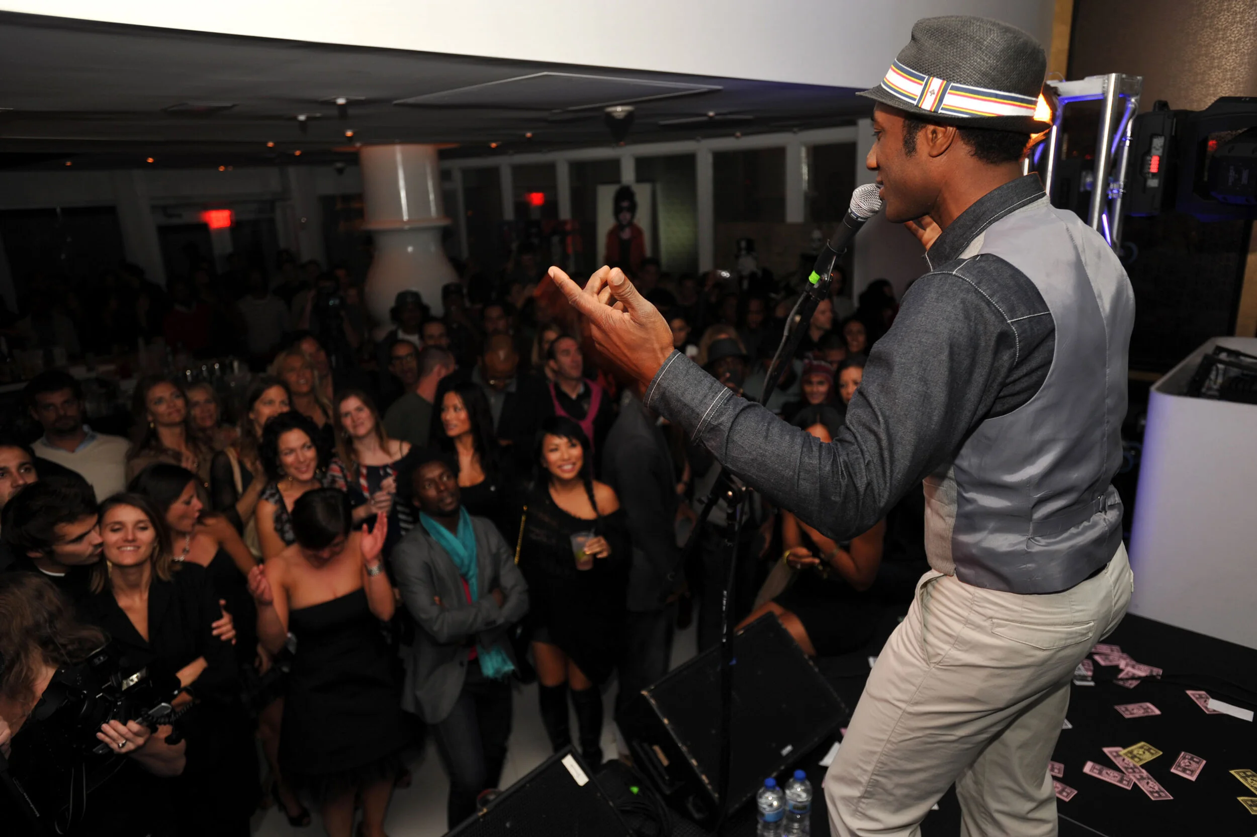 Aloe Blacc/Svedka Vodka Sessions at Mondrian in Miami, 2010 (Photo by Seth Browarnik)