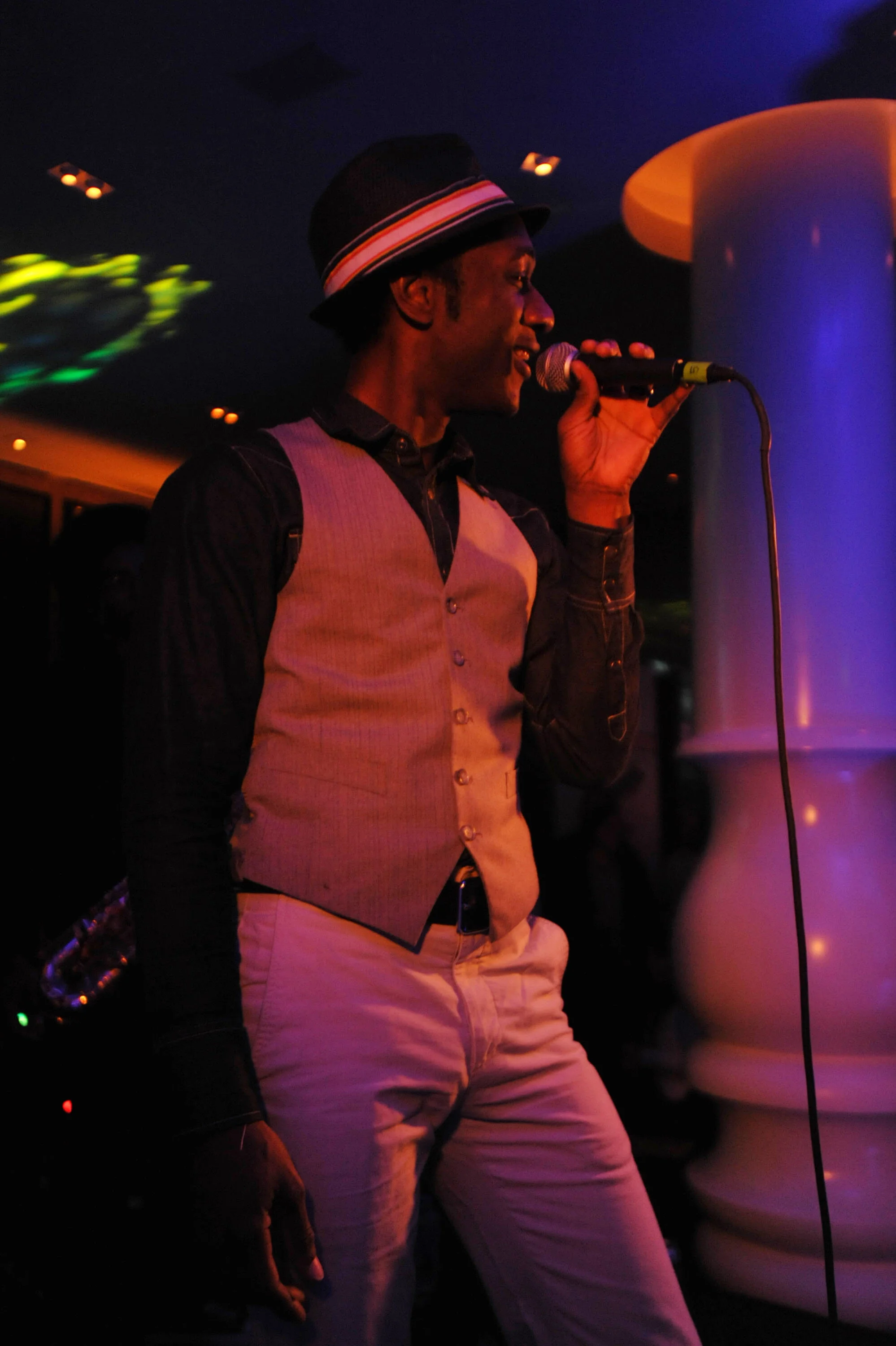 Aloe Blacc/Svedka Vodka Sessions at Mondrian in Miami, 2010 (Photo by Seth Browarnik)