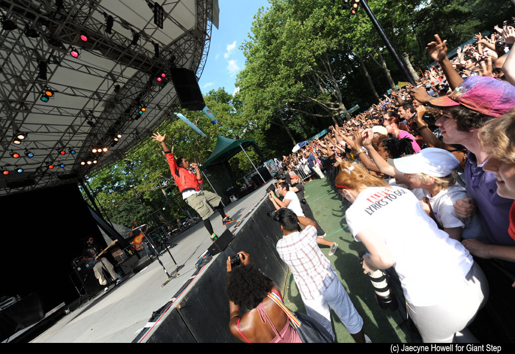 Q-Tip at SummerStage, July 2009 (Photo by Jaecyne Howell)
