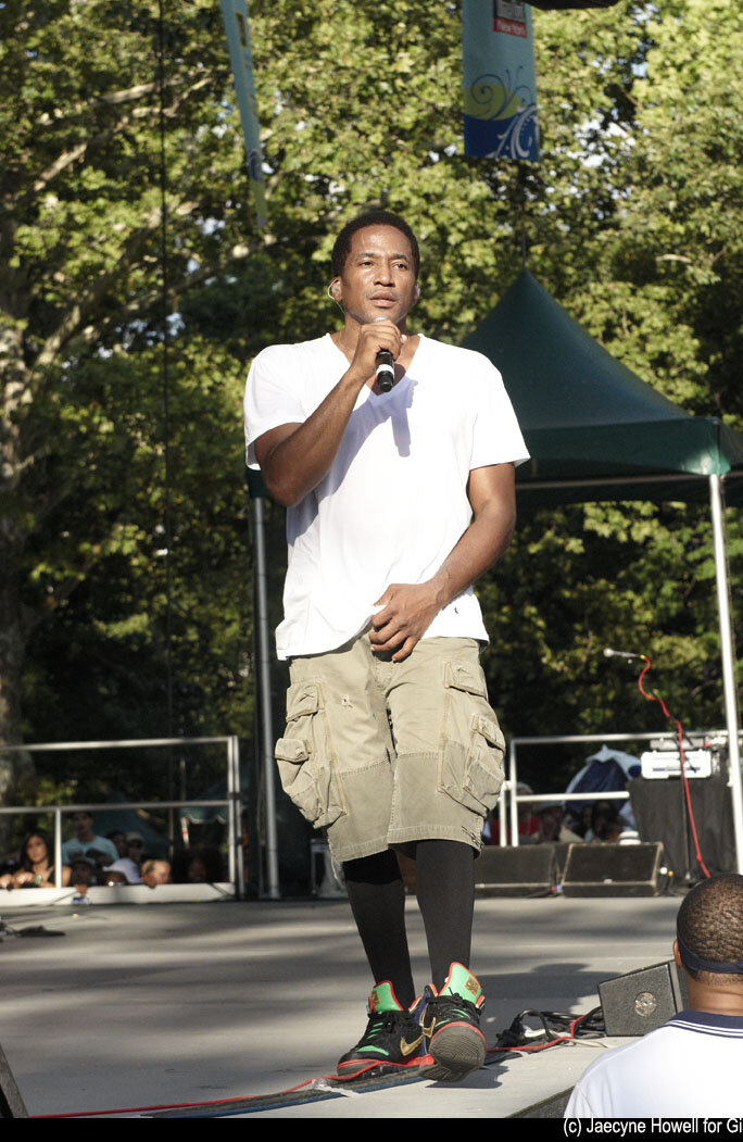 Q-Tip at SummerStage, July 2009 (Photo by Jaecyne Howell)