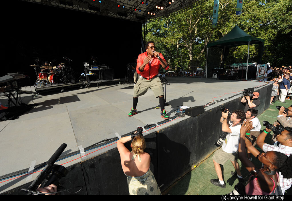 Q-Tip at SummerStage, July 2009 (Photo by Jaecyne Howell)
