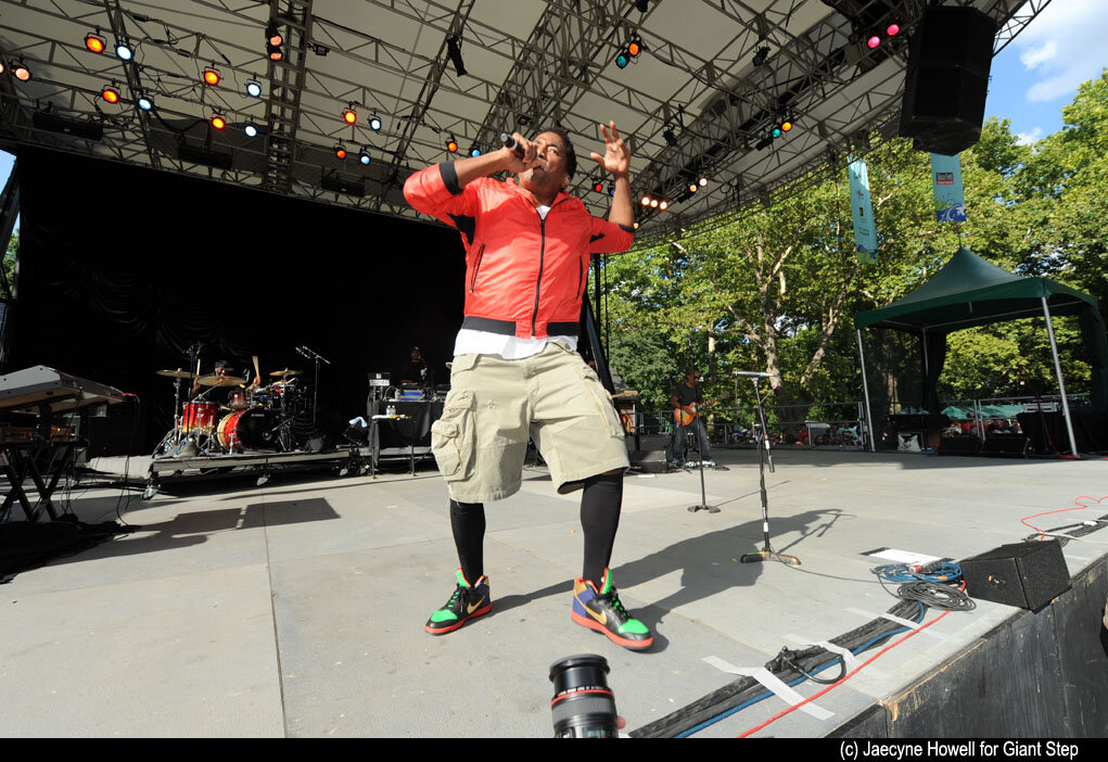 Q-Tip at SummerStage, July 2009 (Photo by Jaecyne Howell)