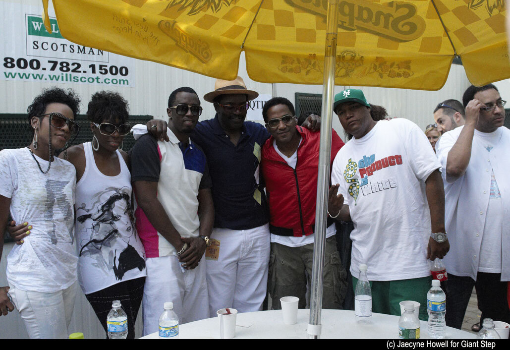 Puff Daddy, Fab 5 Freddy & Q-Tip at SummerStage, July 2009 (Photo by Jaecyne Howell)