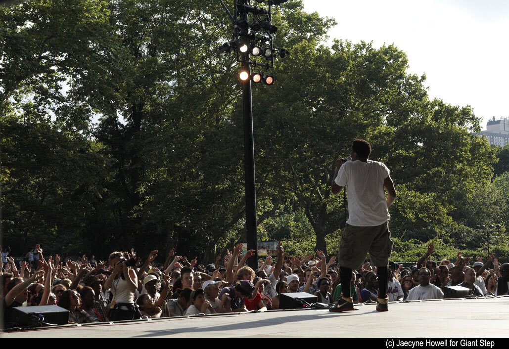 Q-Tip at SummerStage, July 2009 (Photo by Jaecyne Howell)