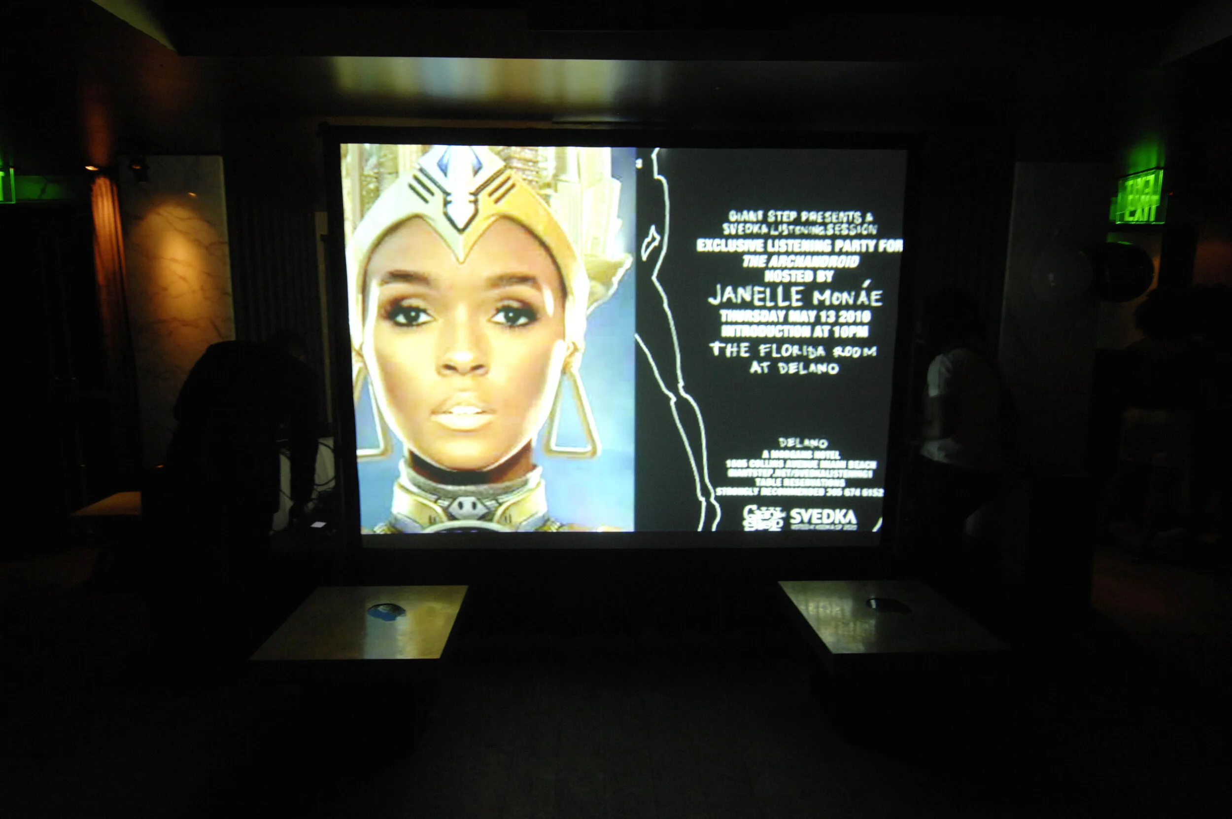 Janelle Monáe/Svedka Vodka Sessions at Delano in Miami, 2010 (Photo by Jaecyne Howell)