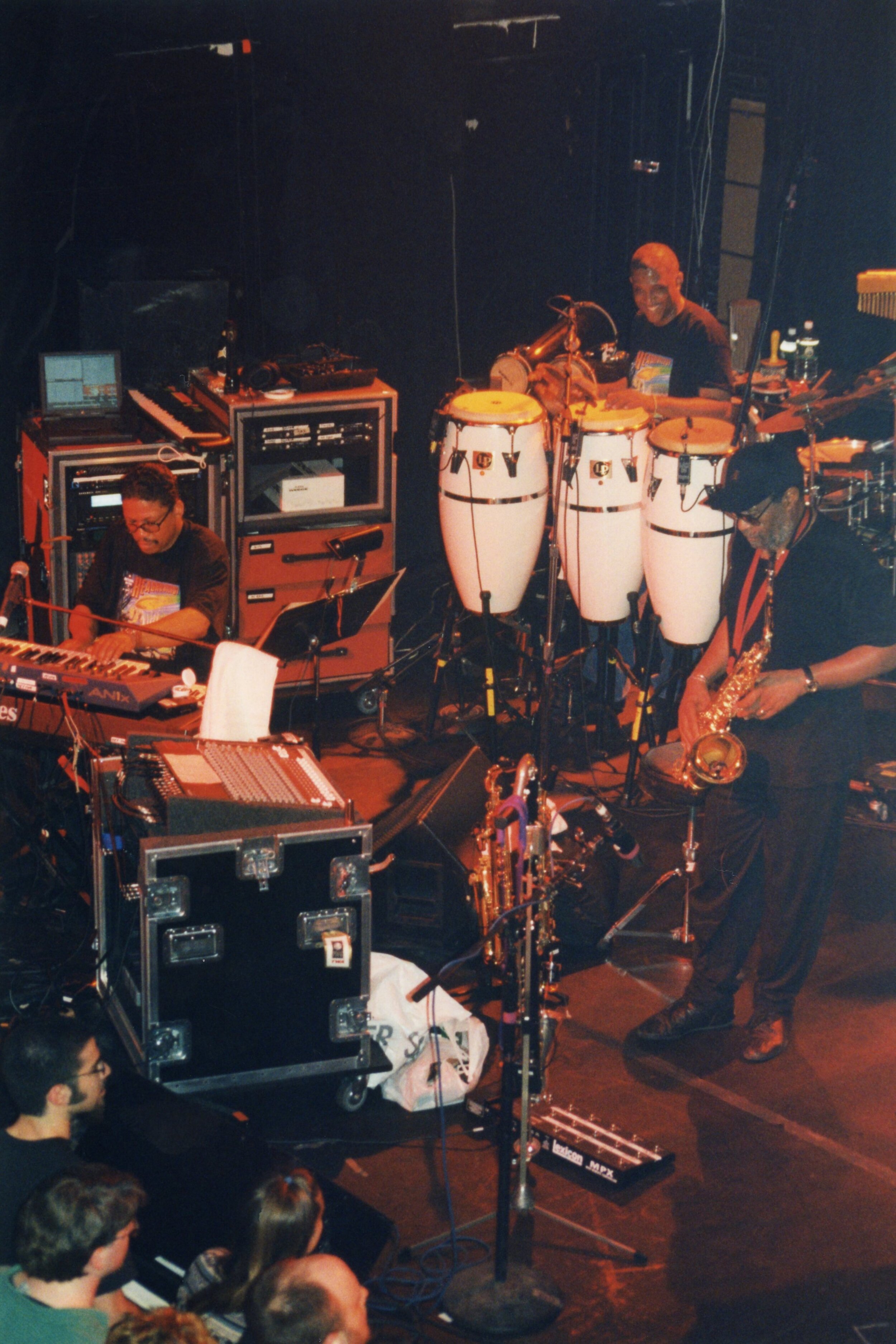 Herbie Hancock & The Headhunters at Irving Plaza in NYC, 1998 (Photo by Monica Pineda)