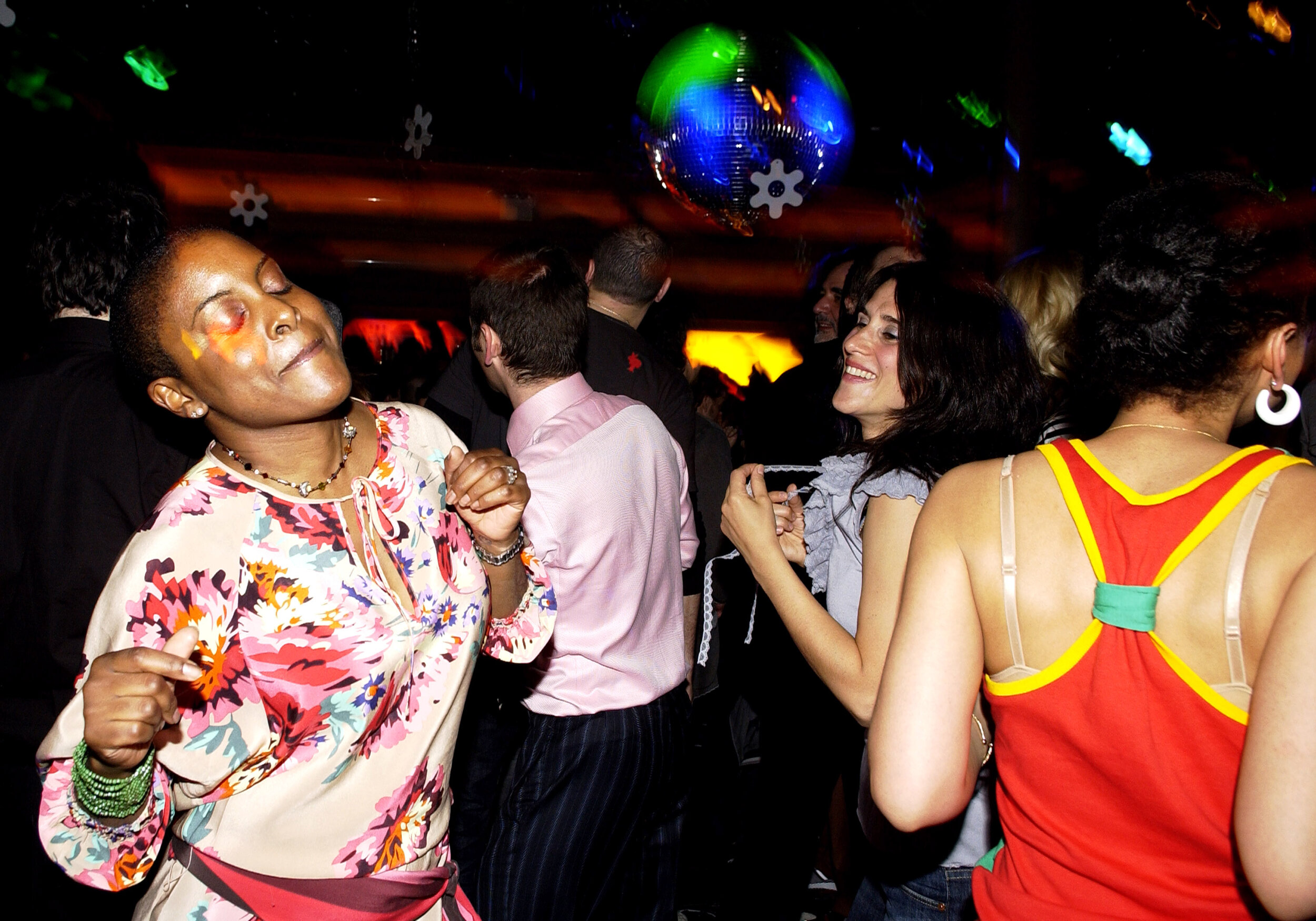 Leslie Harris, Tanya Yarkoni & Kate Theophilus at Norman Jay at Cielo in NYC, 2006 (Photo by Donna Ward)