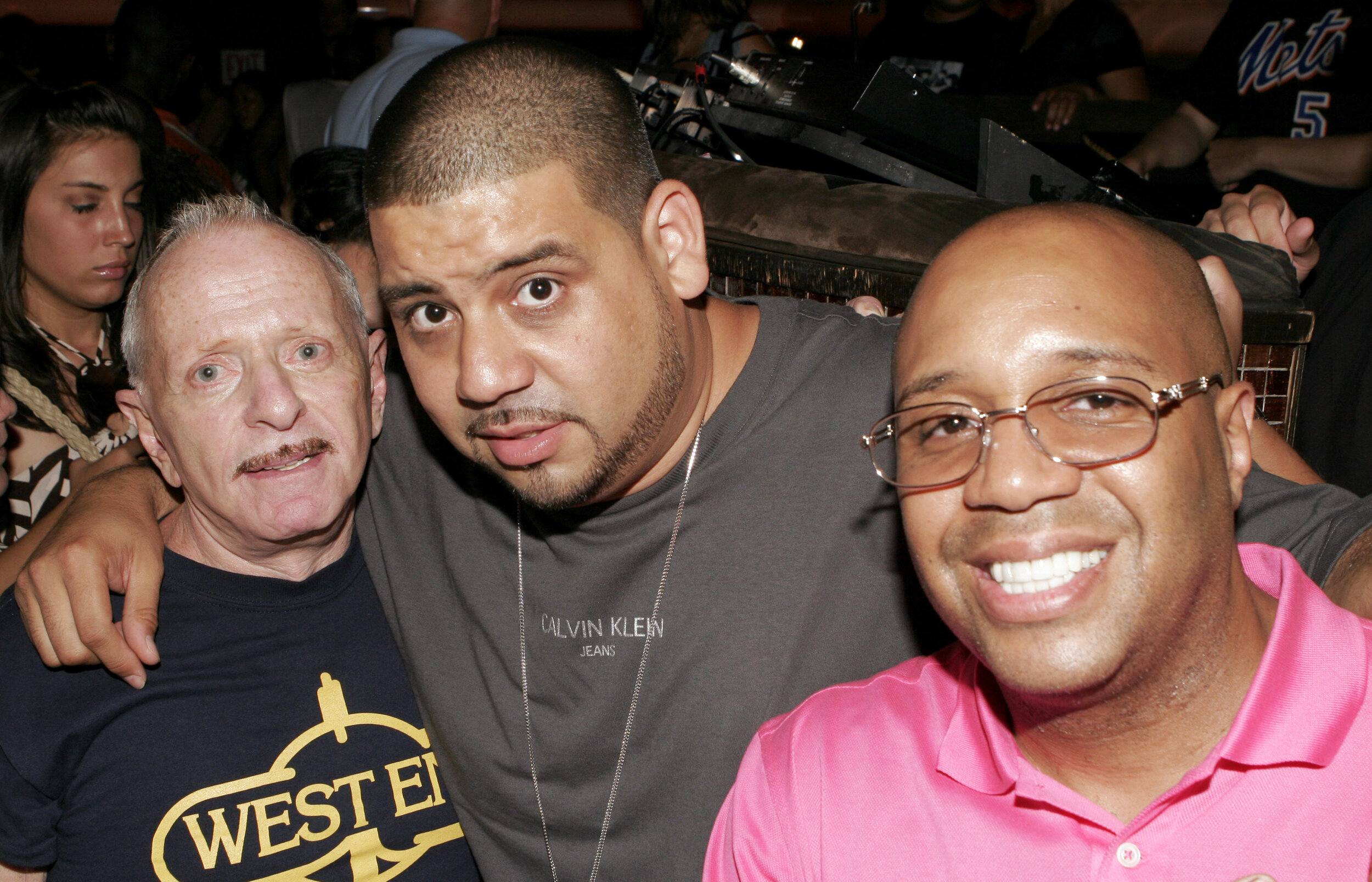 Mel Cheren, Kenny Dope Gonzalez & Kevin Hedges at Cielo in NYC, 2006 (Photo by Donna Ward)