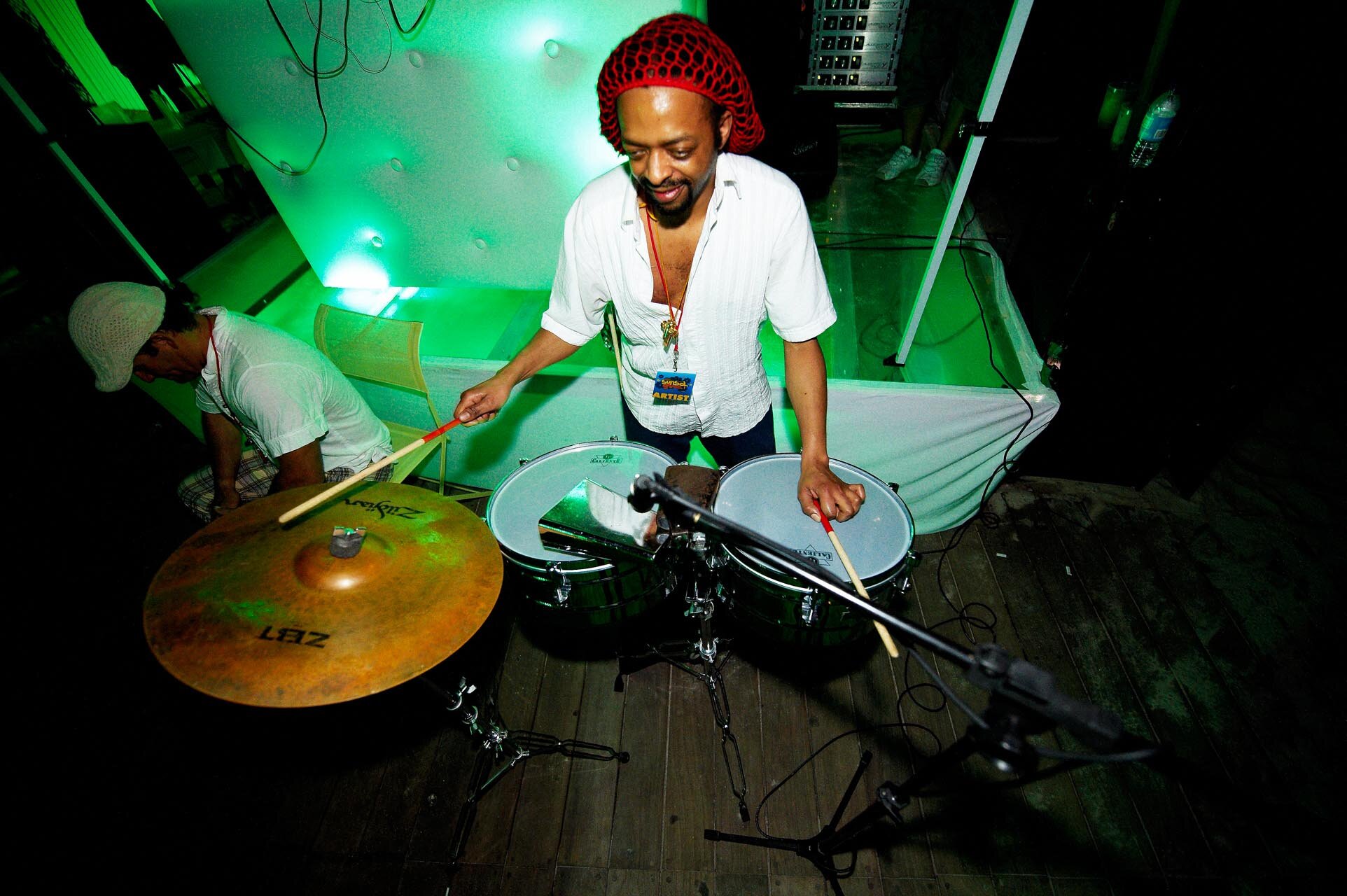 “Nappy G” Clay/Sunset Soiree at Delano in Miami, 2008 (Photo by Phillip Angert)