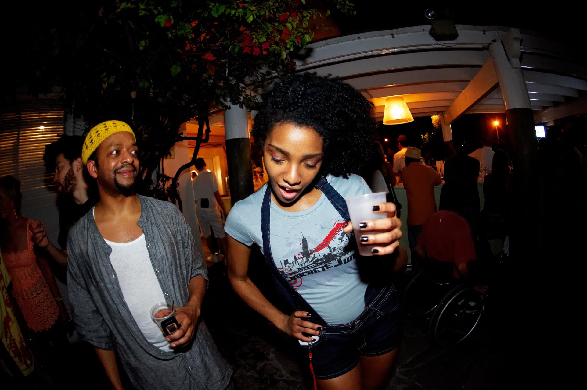 Gordon “Nappy G” Clay & TK Wonder/Sunset Soiree at Delano in Miami, 2008 (Photo by Phillip Angert)