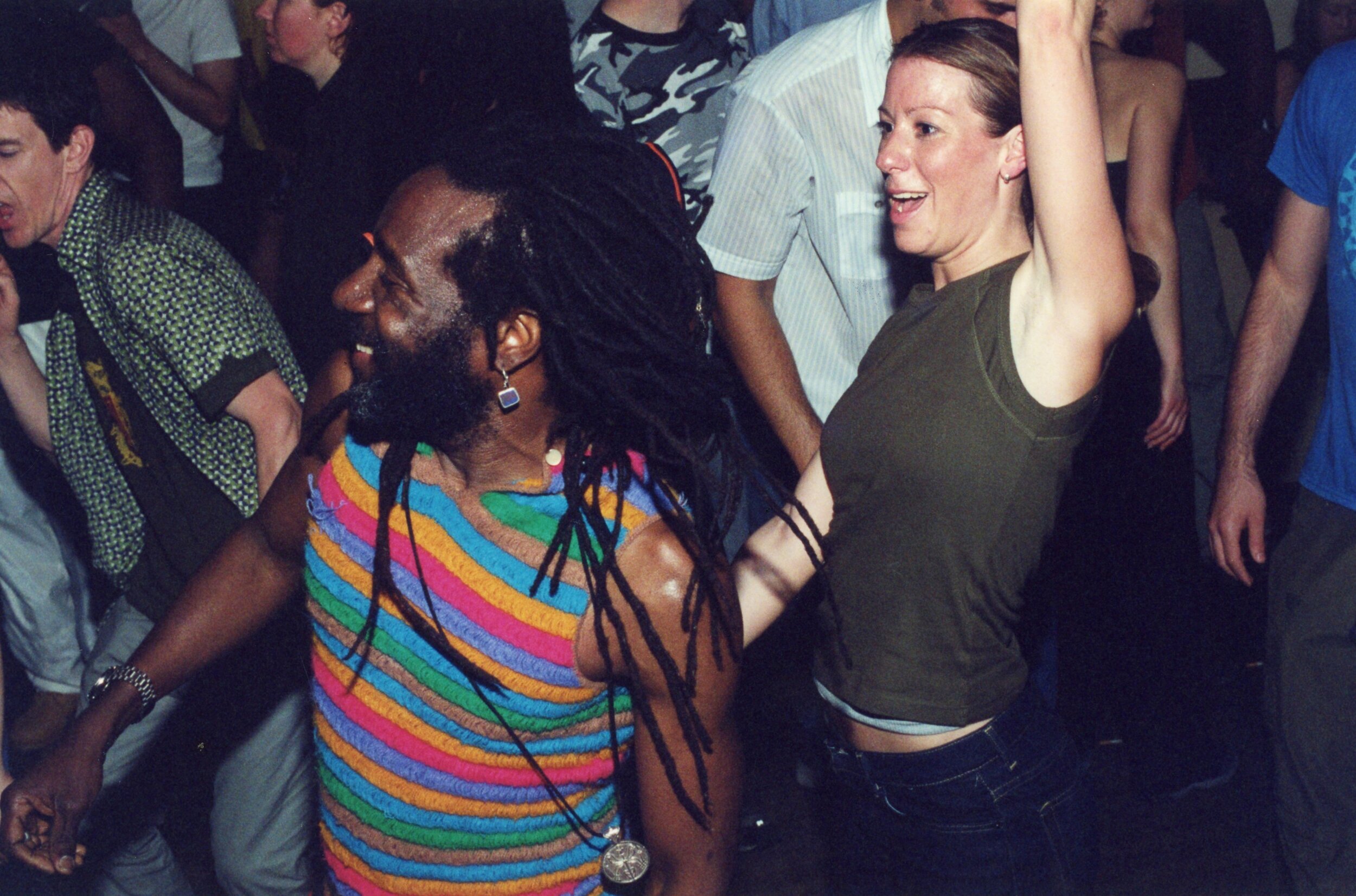 Giant Step at Shine in NYC, 2001 (Photo by Michal Rubin)