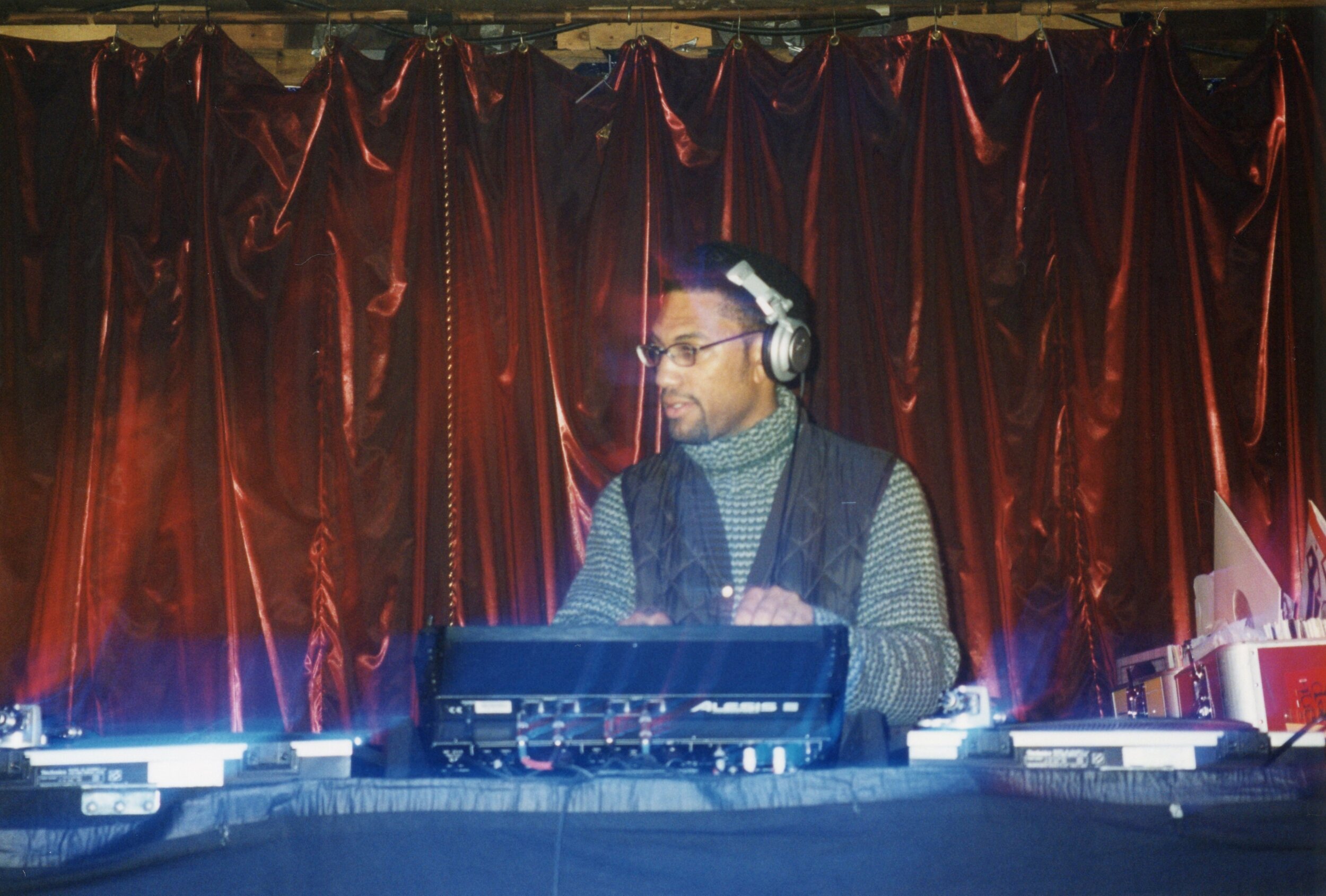 King Britt at Shine in NYC, 2001 (Photo by Michal Rubin)