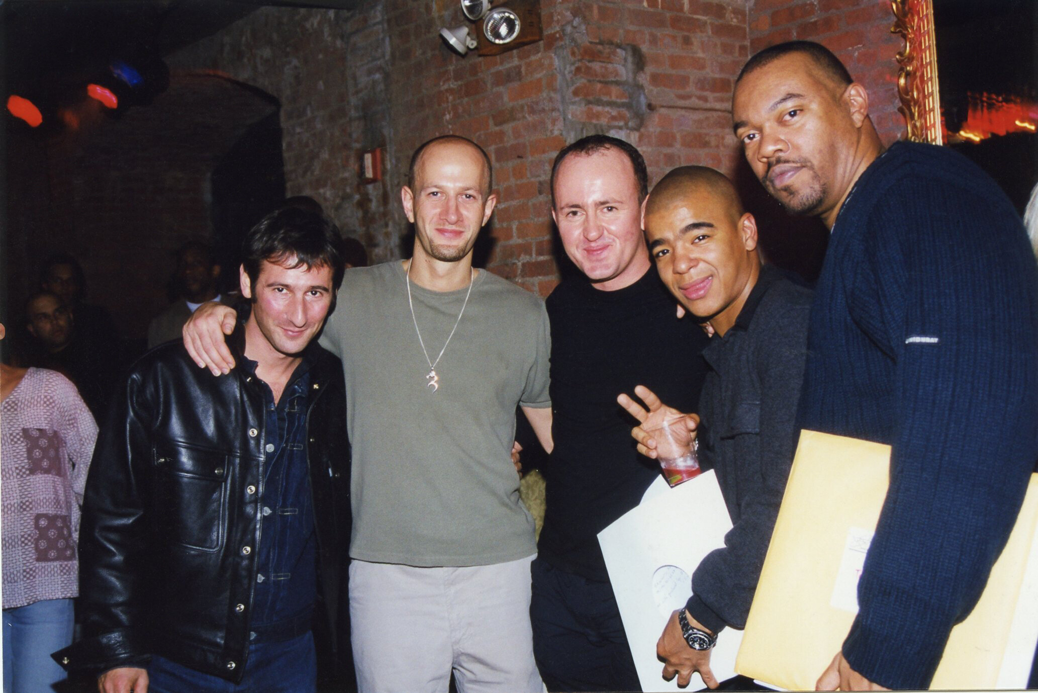 Maurice Bernstein, Pete Heller, Danny Rampling, Erik Morillo & Tedd Paterson at Shine in NYC, 2001