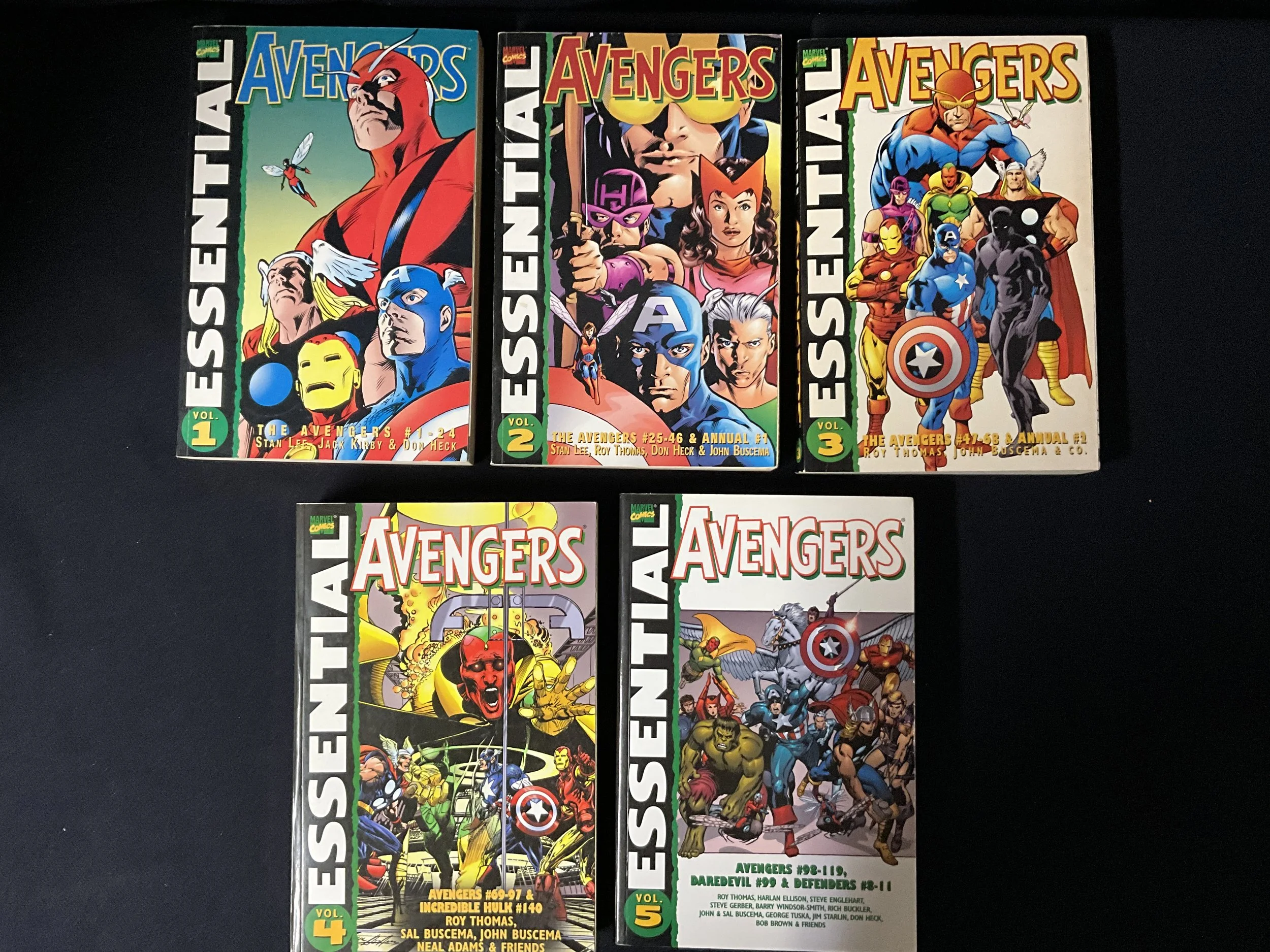 Essential Avengers Volumes 1-5