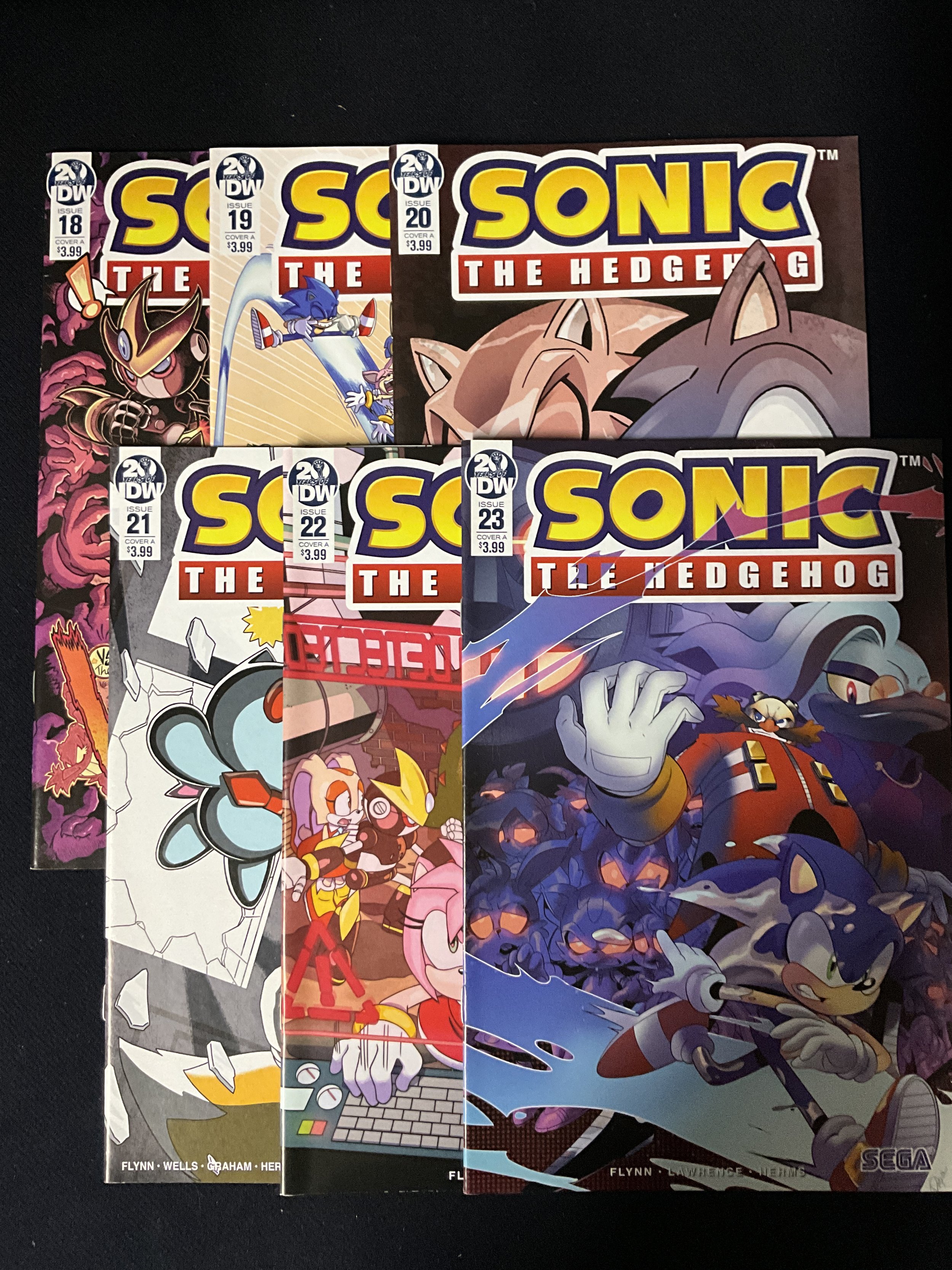 Sonic the Hedgehog #18-23 IDW 2019 6-issue lot