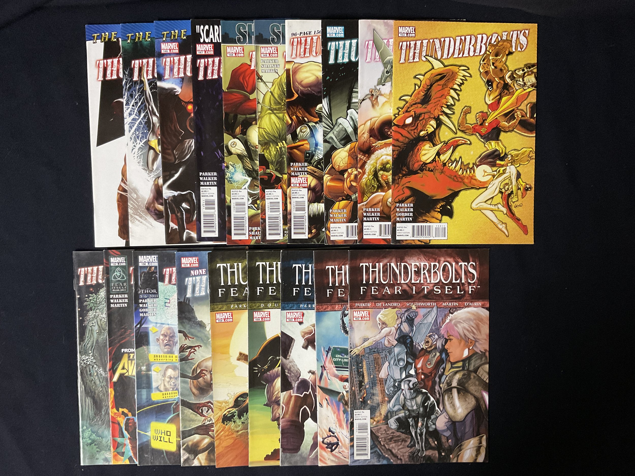 Thunderbolts #144-162 Luke Cage, Juggernaut - 19-issue lot