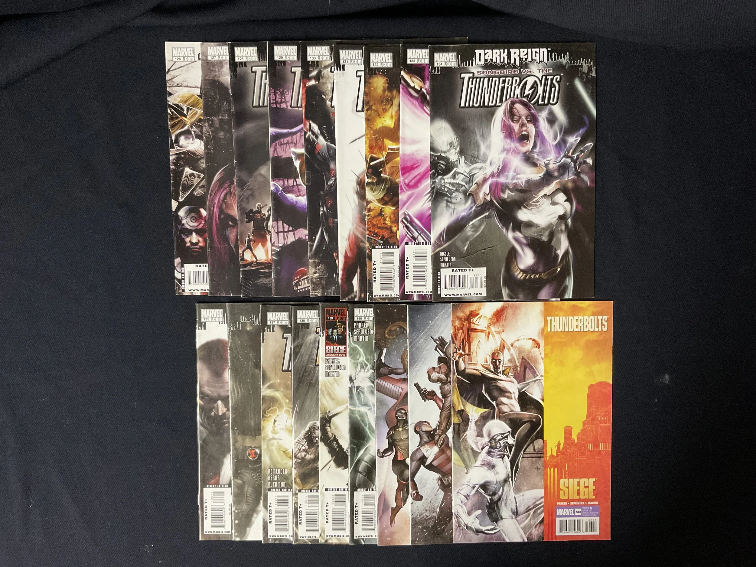 Thunderbolts #126-143 - 18-issue lot