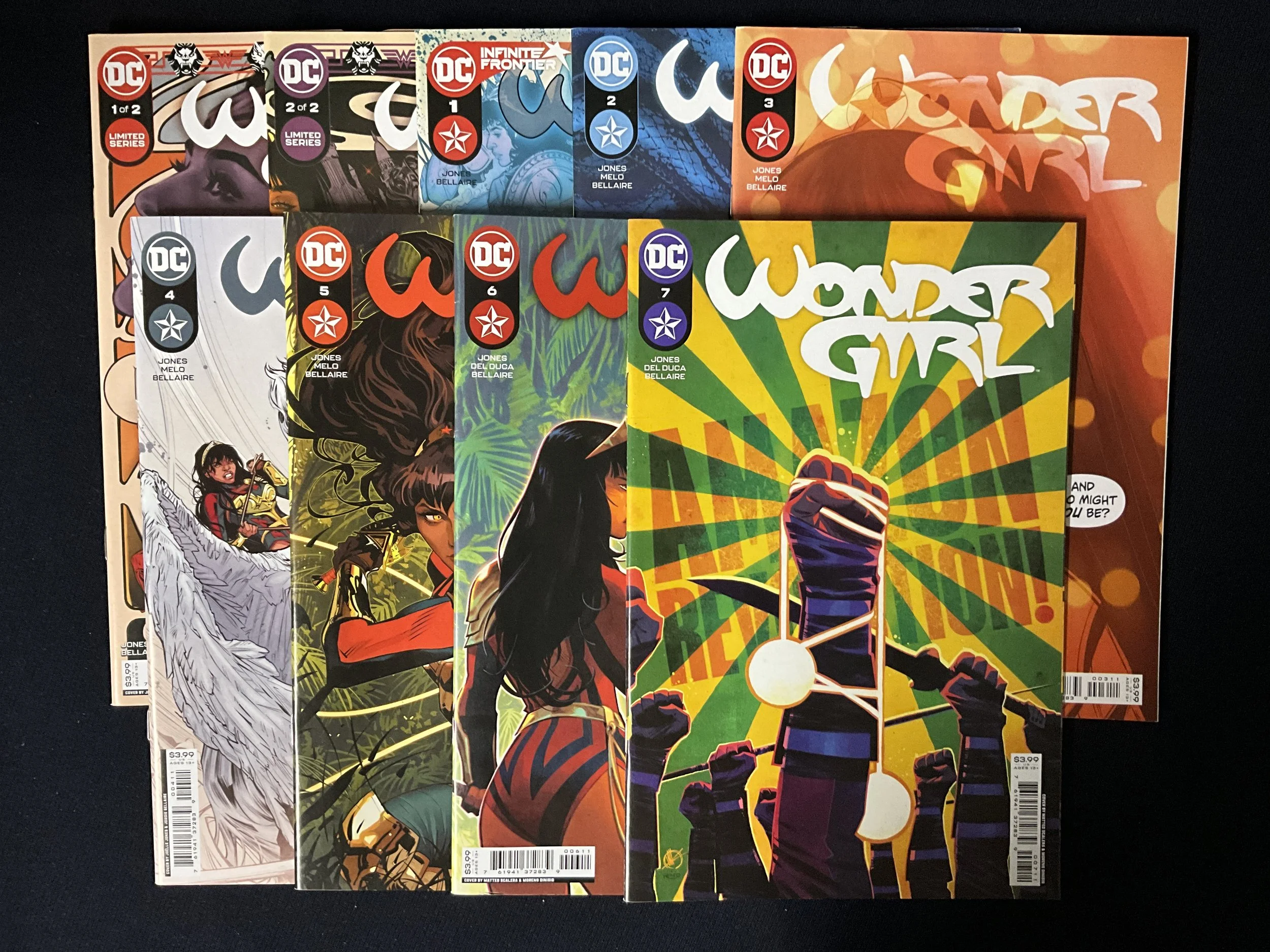 Wonder Girl #1-7 & Trial of Amazons #1-2 DC Infinite Frontier 9-issue lot