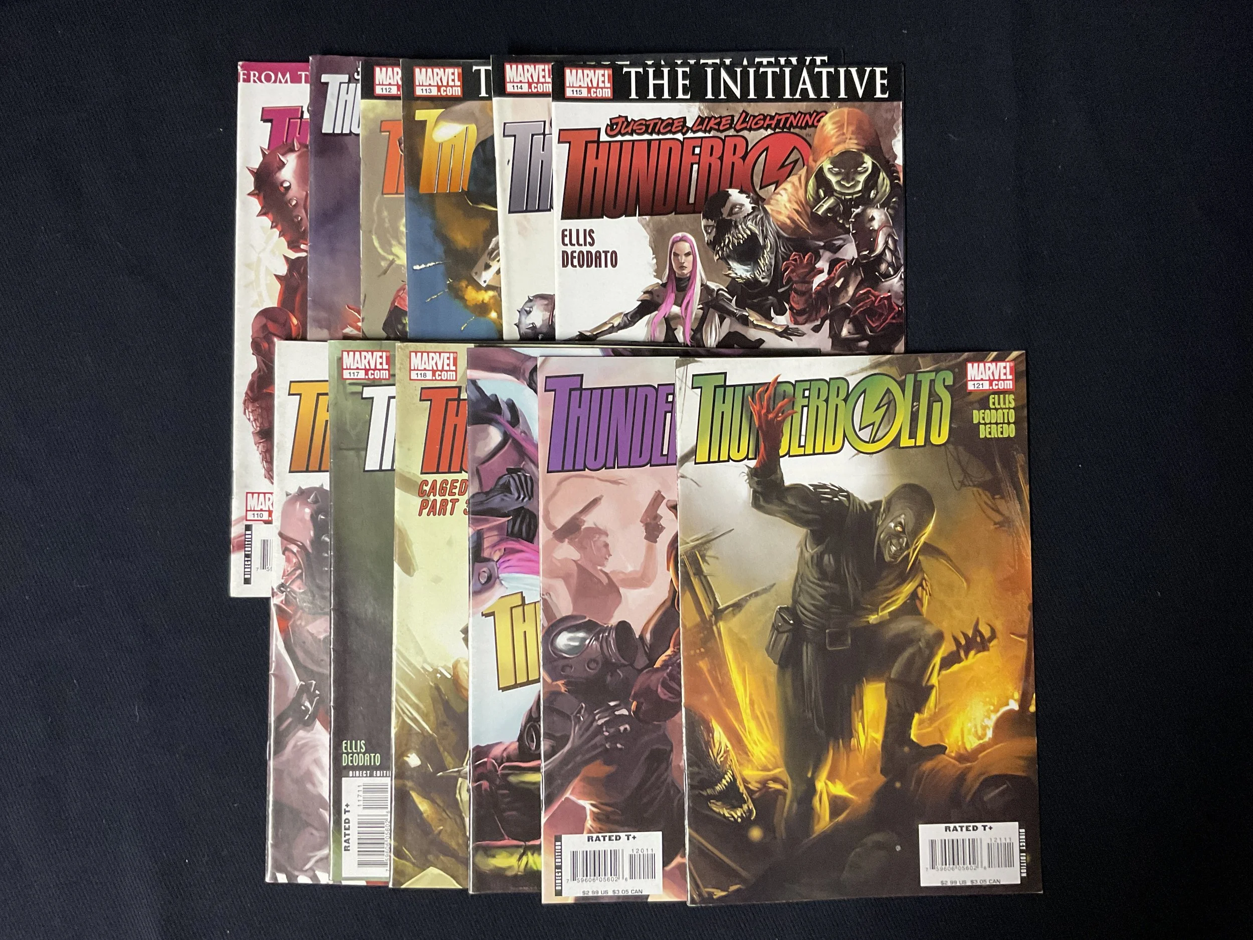 Thunderbolts #110-121 Warren Ellis Run - 12-issue lot