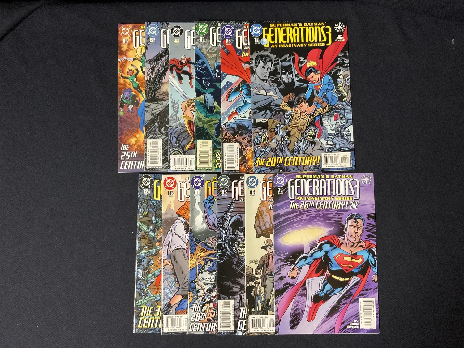 Superman & Batman Generations 3 #1-12 by John Byrne - Complete
