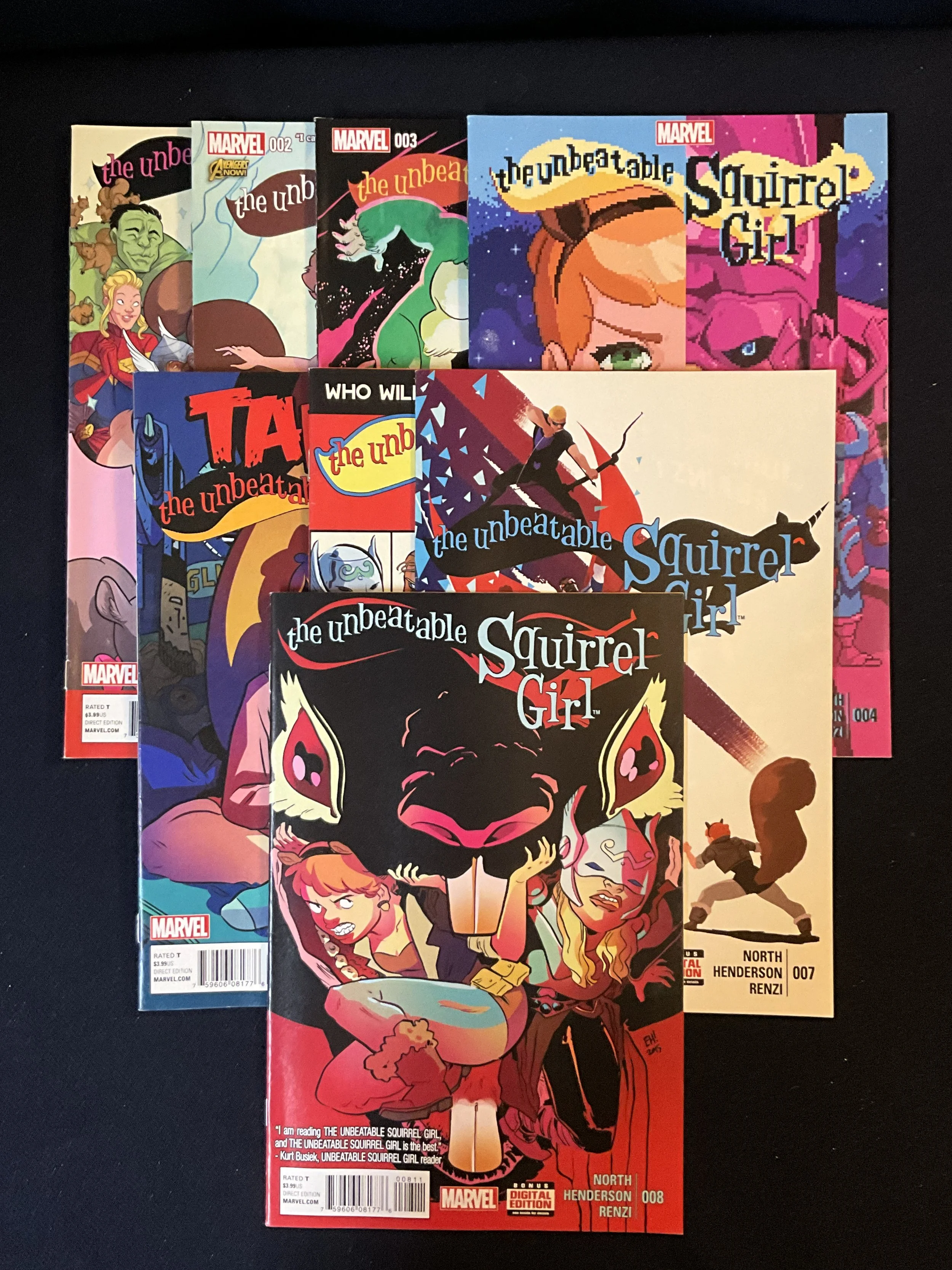 Unbeatable Squirrel Girl #1-8 Complete 1st Volume