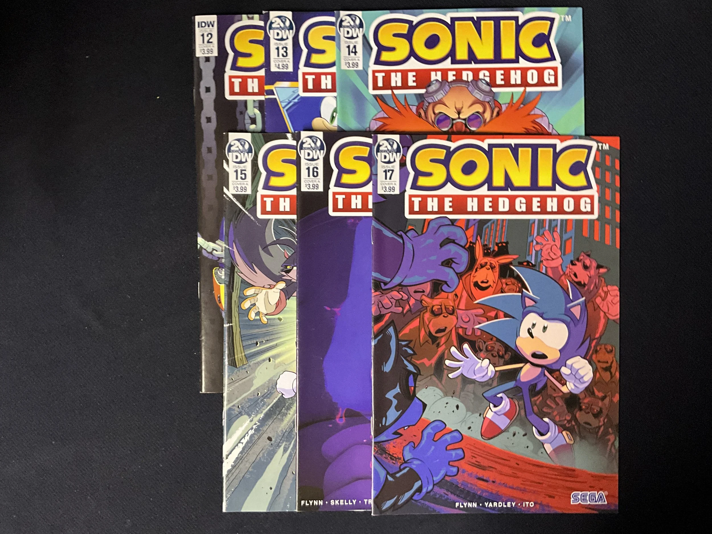 Sonic the Hedgehog #12-17 IDW 2018-2019 6-issue lot